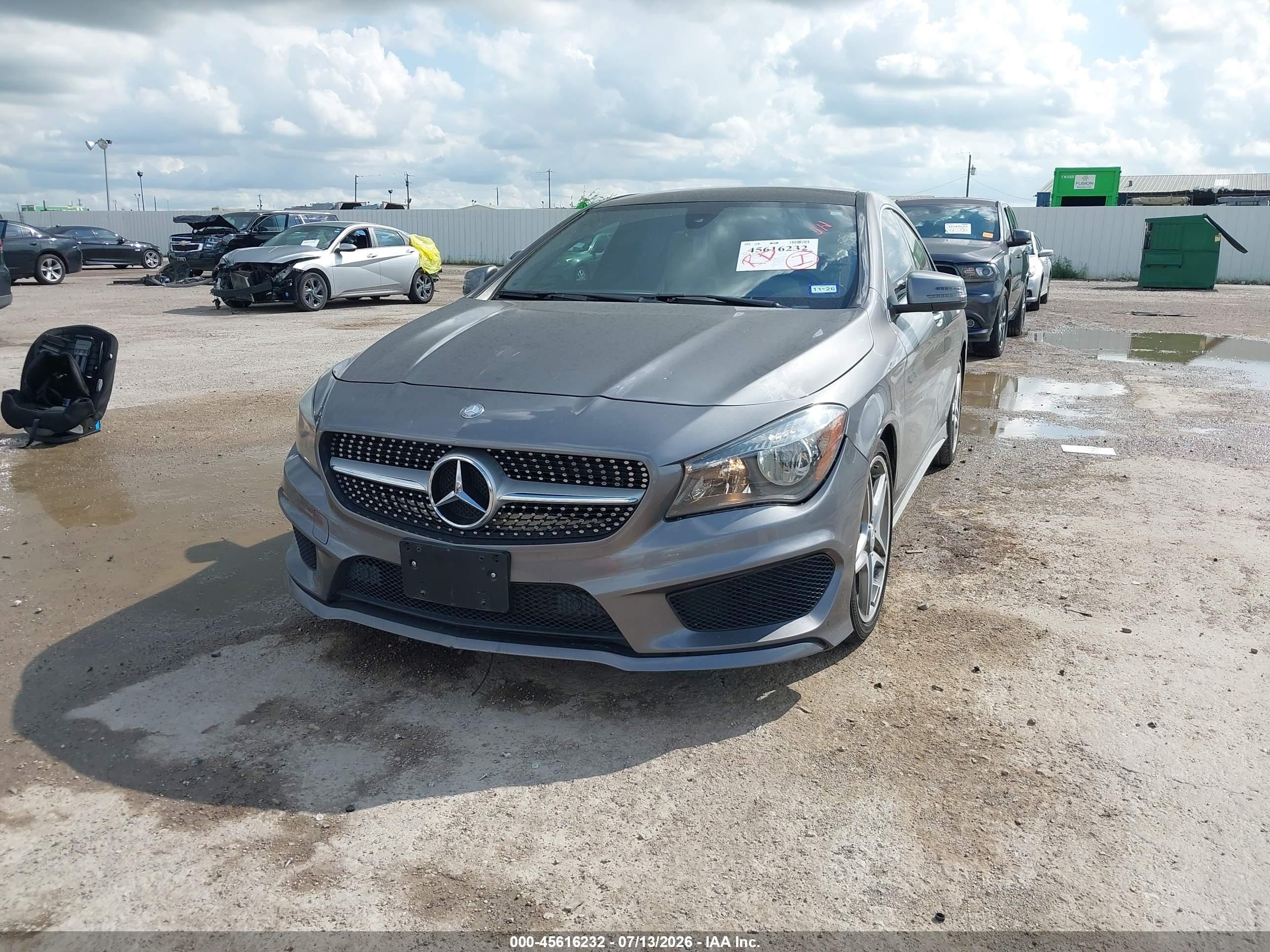 2015 Mercedes-benz Cla 250 Gray vin: WDDSJ4EB8FN205364