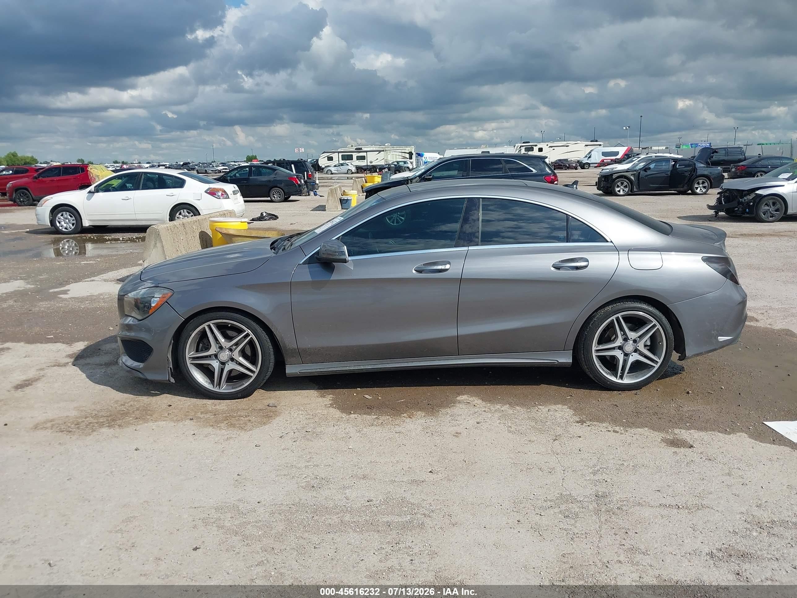 2015 Mercedes-benz Cla 250 Gray vin: WDDSJ4EB8FN205364
