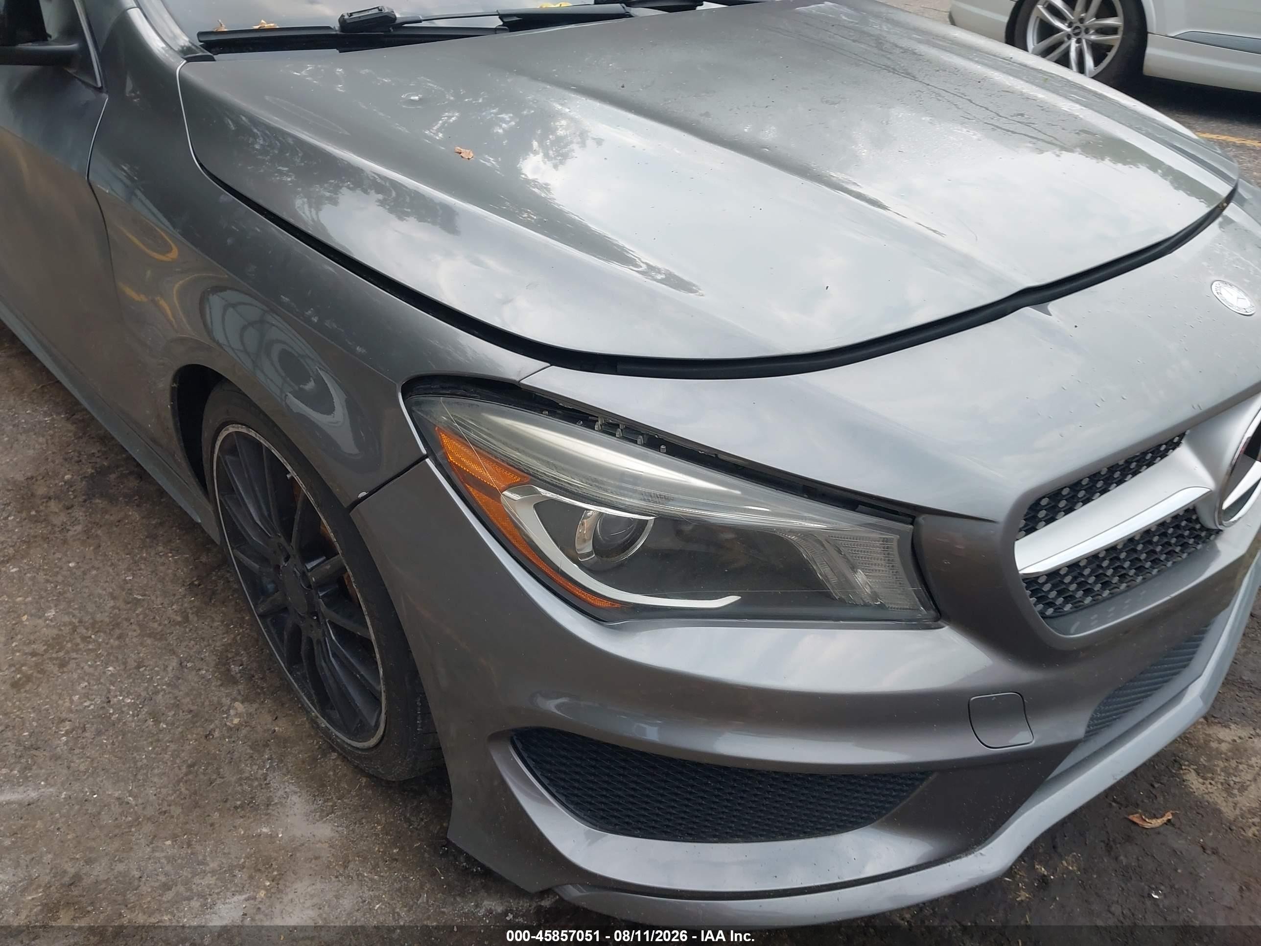 2014 Mercedes-benz Cla 250   Silver vin: WDDSJ4EB9EN028371