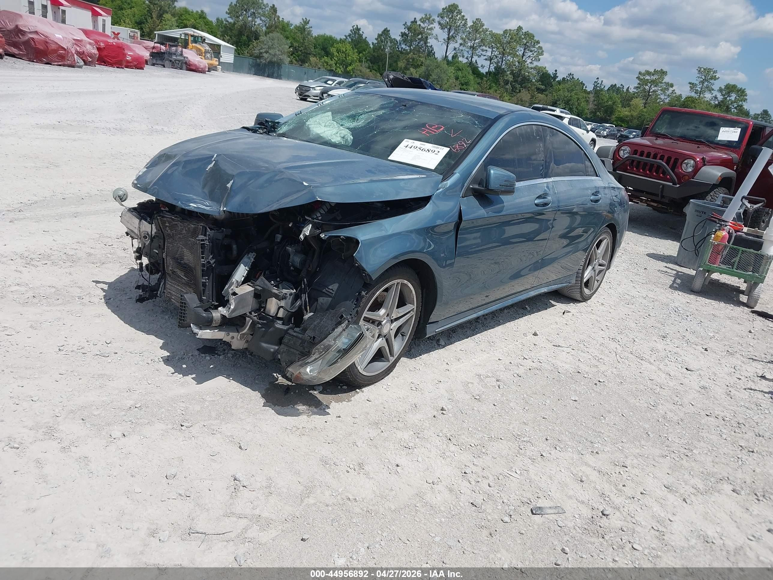 2014 Mercedes-benz Cla 250   Light Blue vin: WDDSJ4EB9EN036213