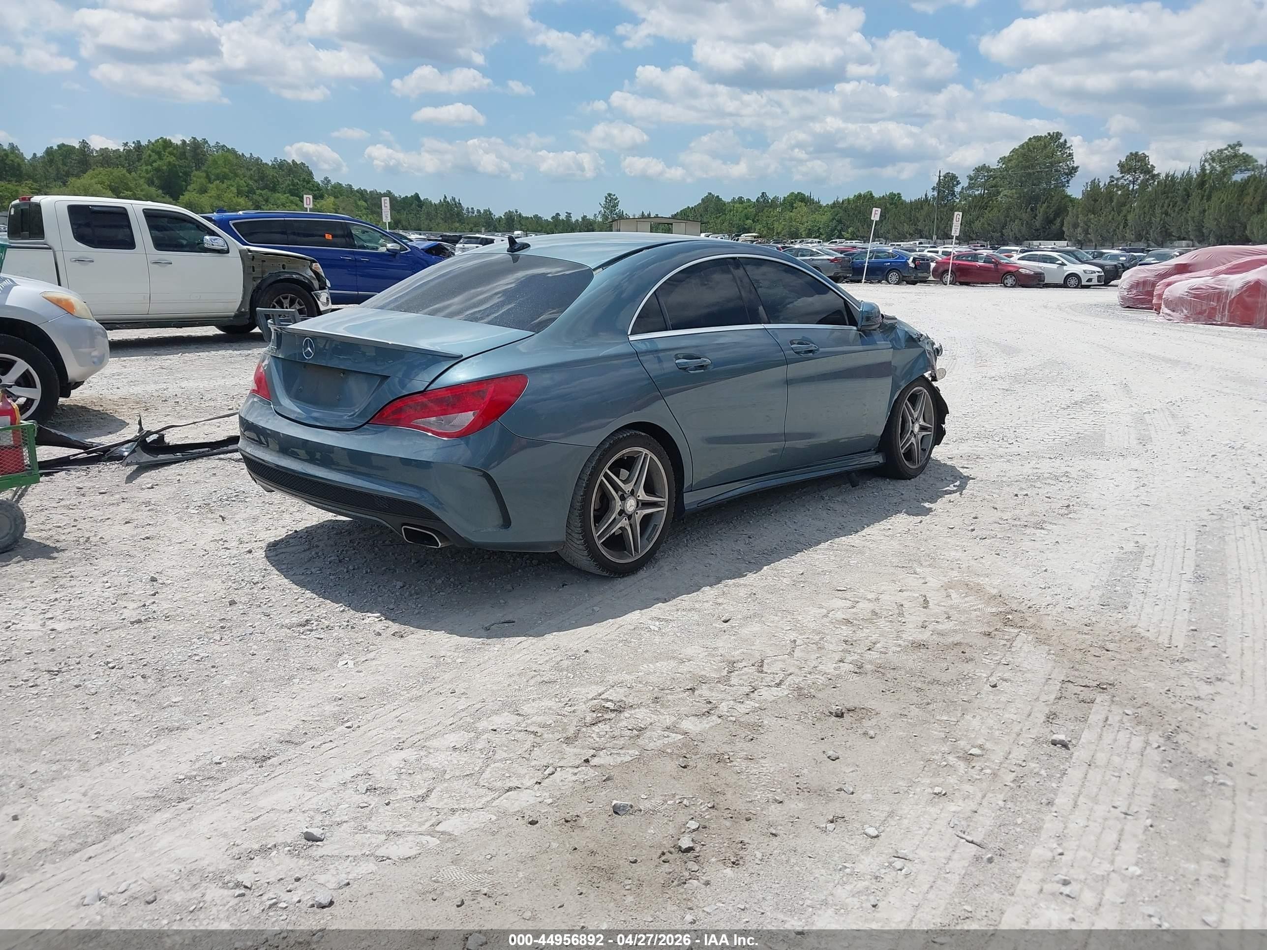 2014 Mercedes-benz Cla 250   Light Blue vin: WDDSJ4EB9EN036213
