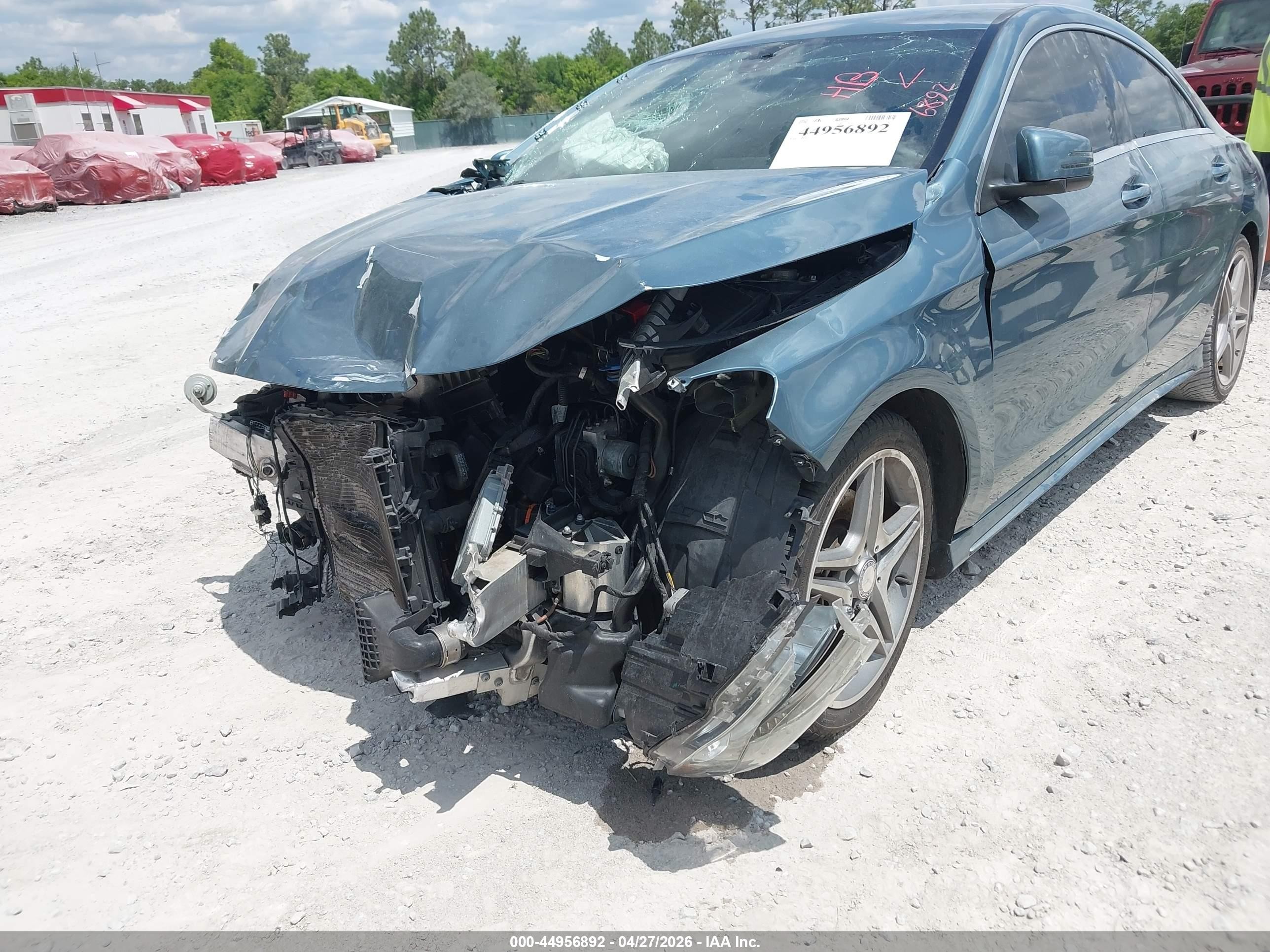 2014 Mercedes-benz Cla 250   Light Blue vin: WDDSJ4EB9EN036213