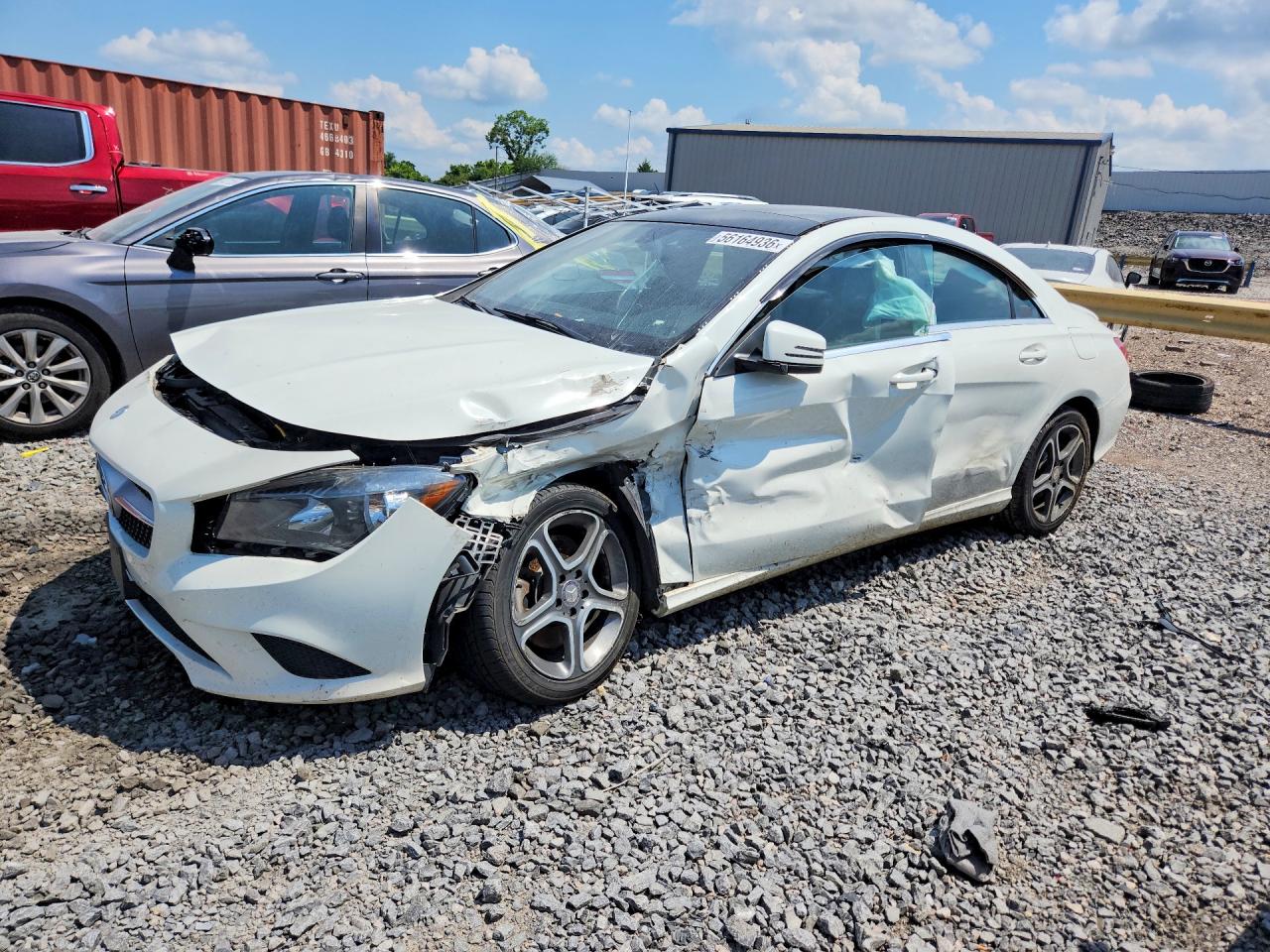 2014 Mercedes-benz Cla 250 White vin: WDDSJ4EB9EN063525