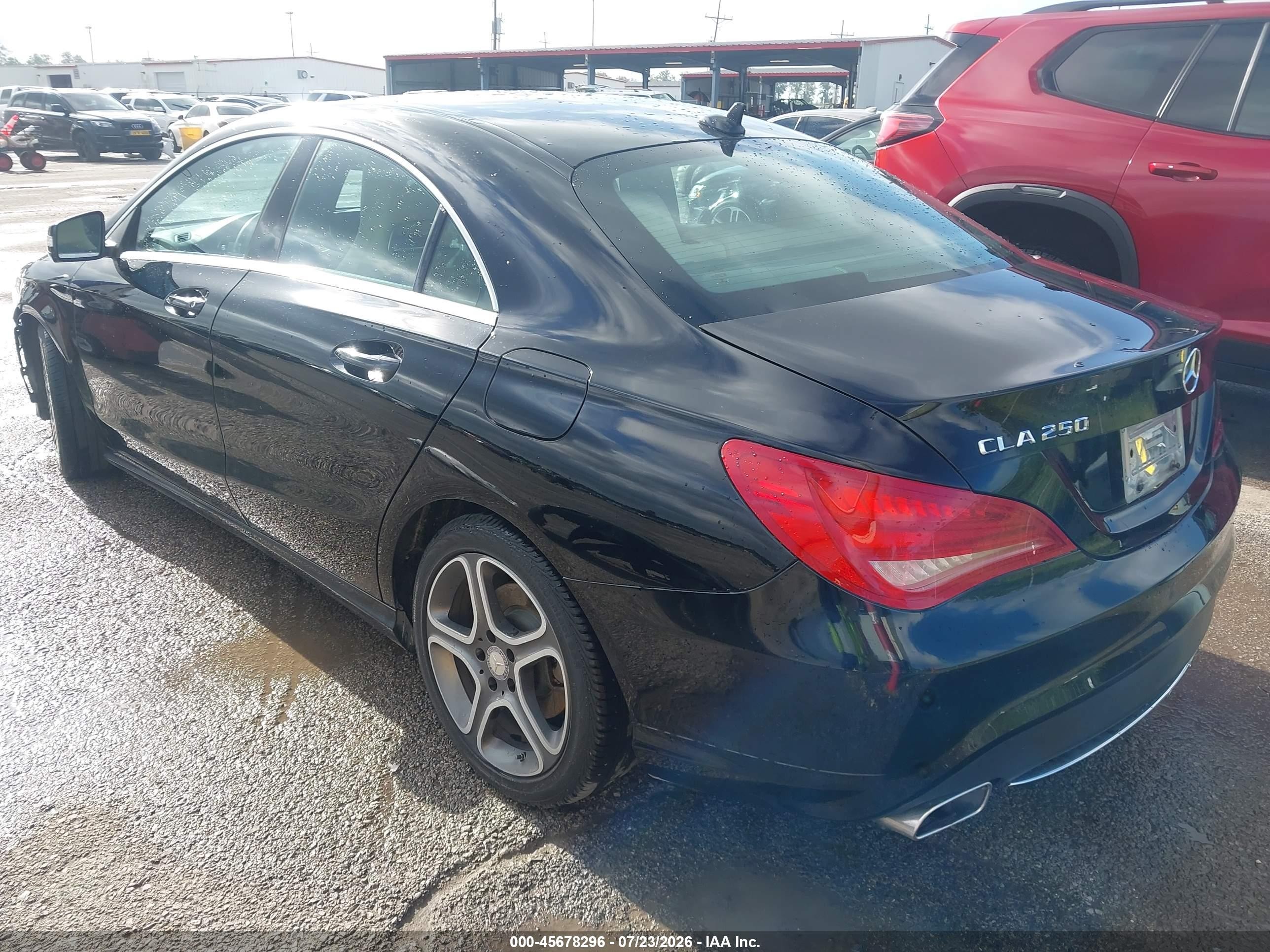 2014 Mercedes-benz Cla 250 Черный vin: WDDSJ4EB9EN103716