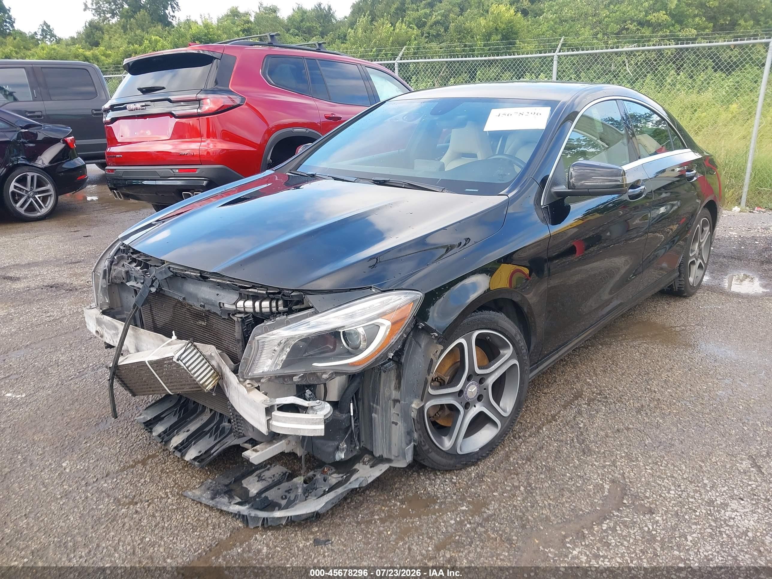 2014 Mercedes-benz Cla 250 Черный vin: WDDSJ4EB9EN103716