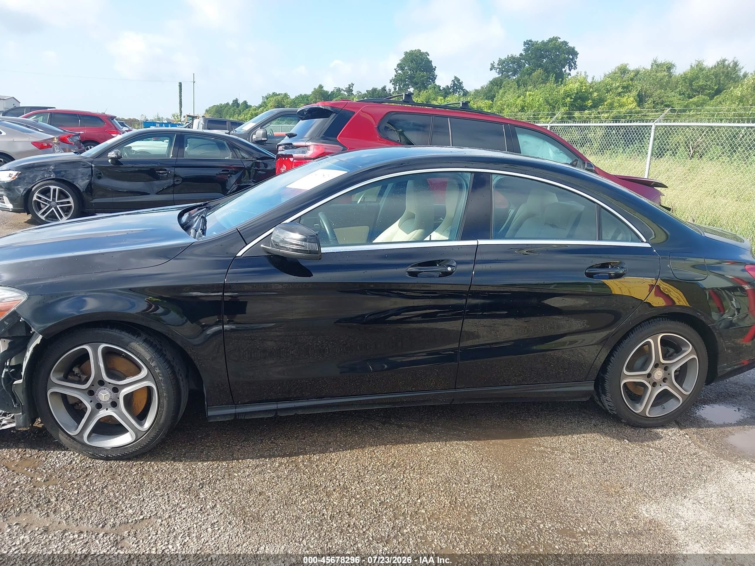 2014 Mercedes-benz Cla 250 Черный vin: WDDSJ4EB9EN103716