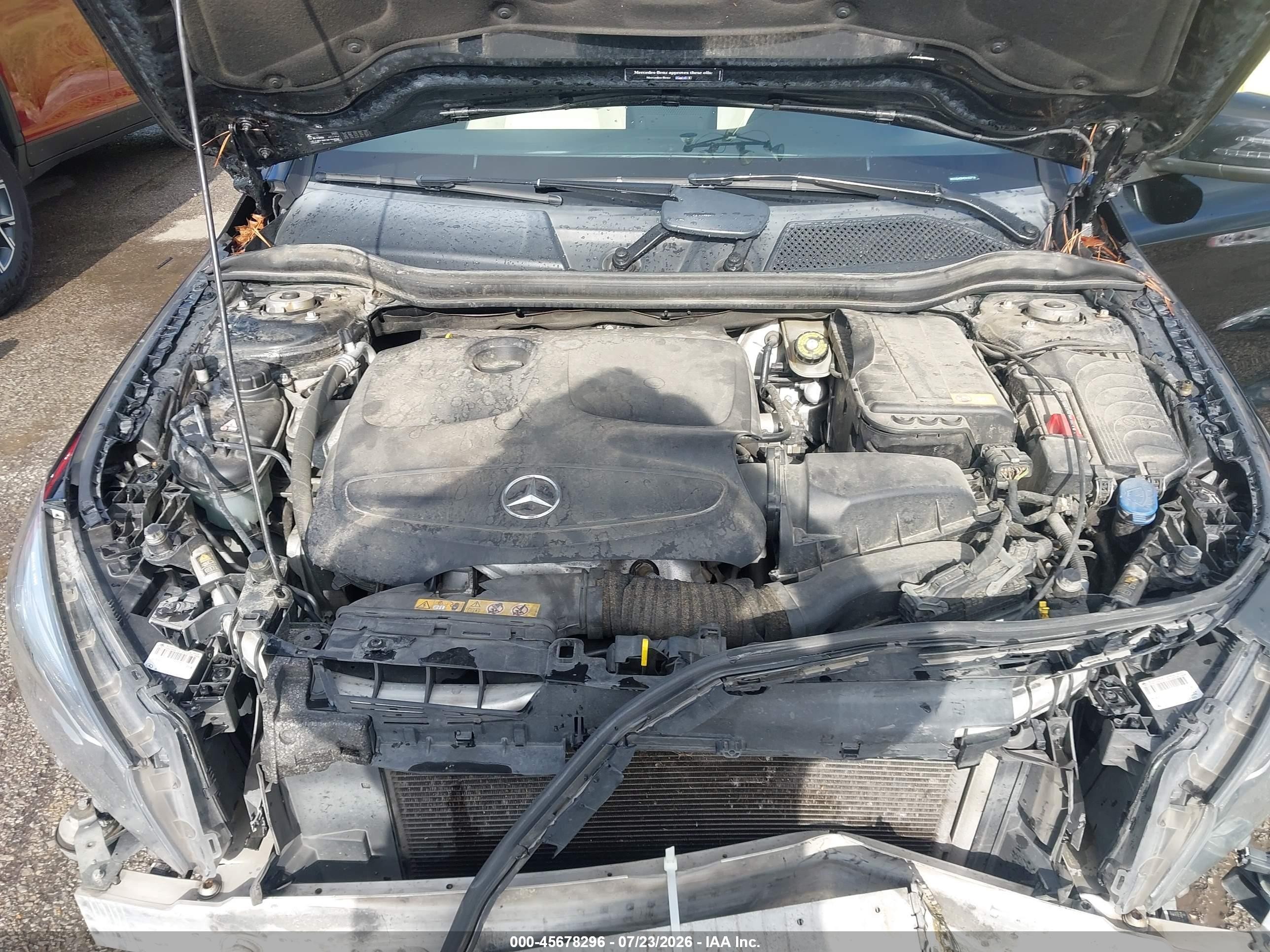 2014 Mercedes-benz Cla 250 Черный vin: WDDSJ4EB9EN103716