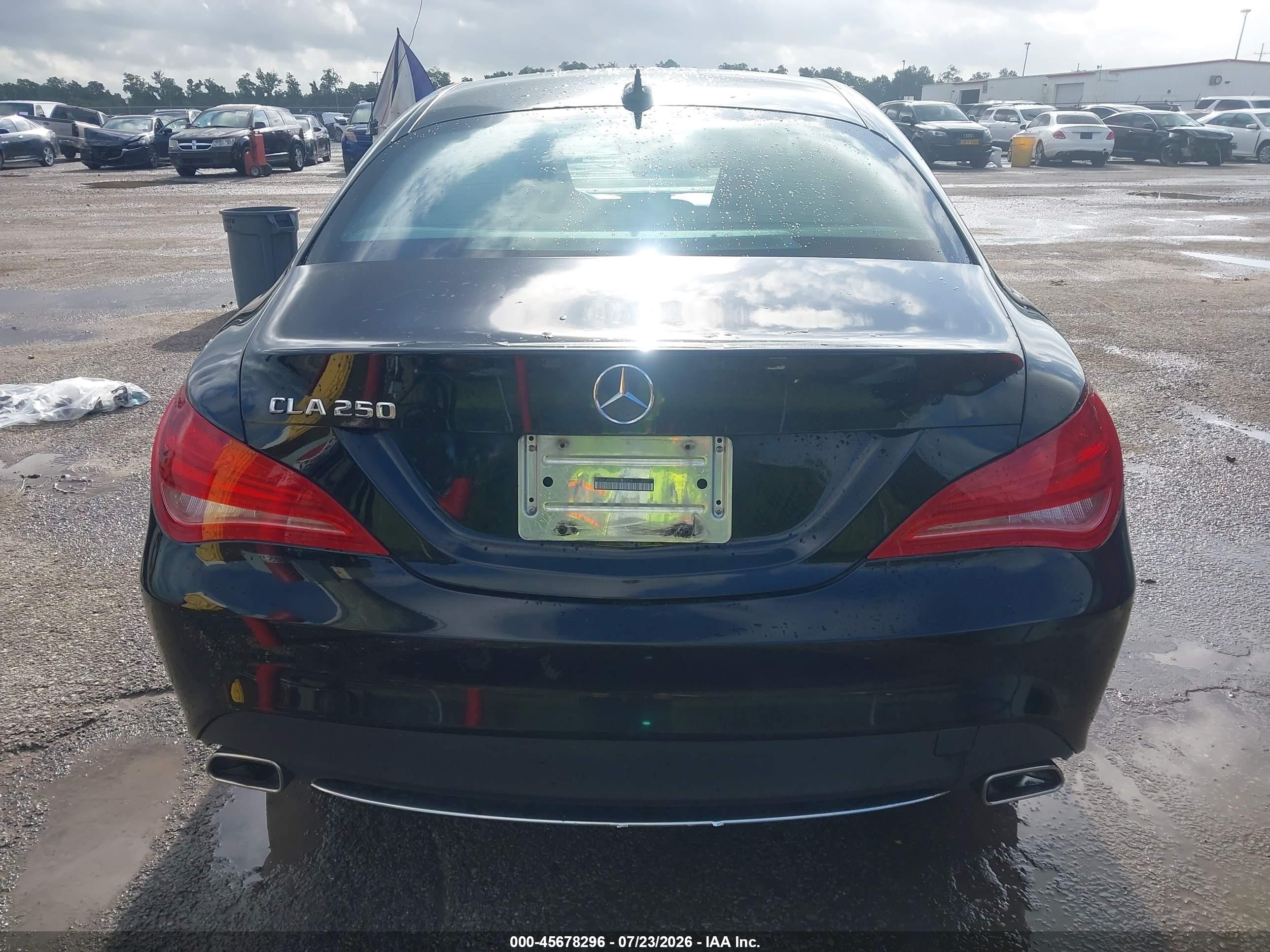 2014 Mercedes-benz Cla 250 Черный vin: WDDSJ4EB9EN103716