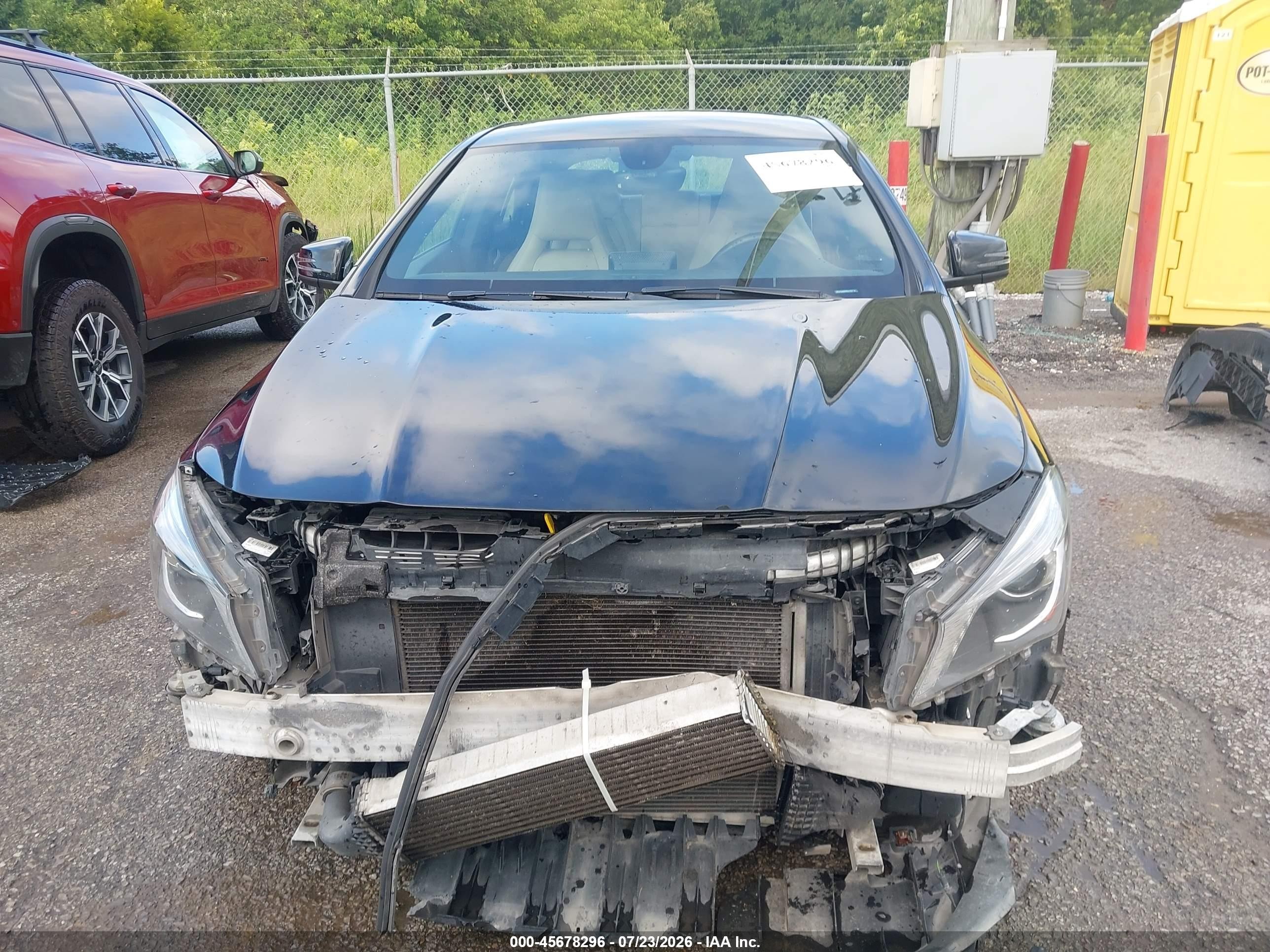 2014 Mercedes-benz Cla 250 Черный vin: WDDSJ4EB9EN103716