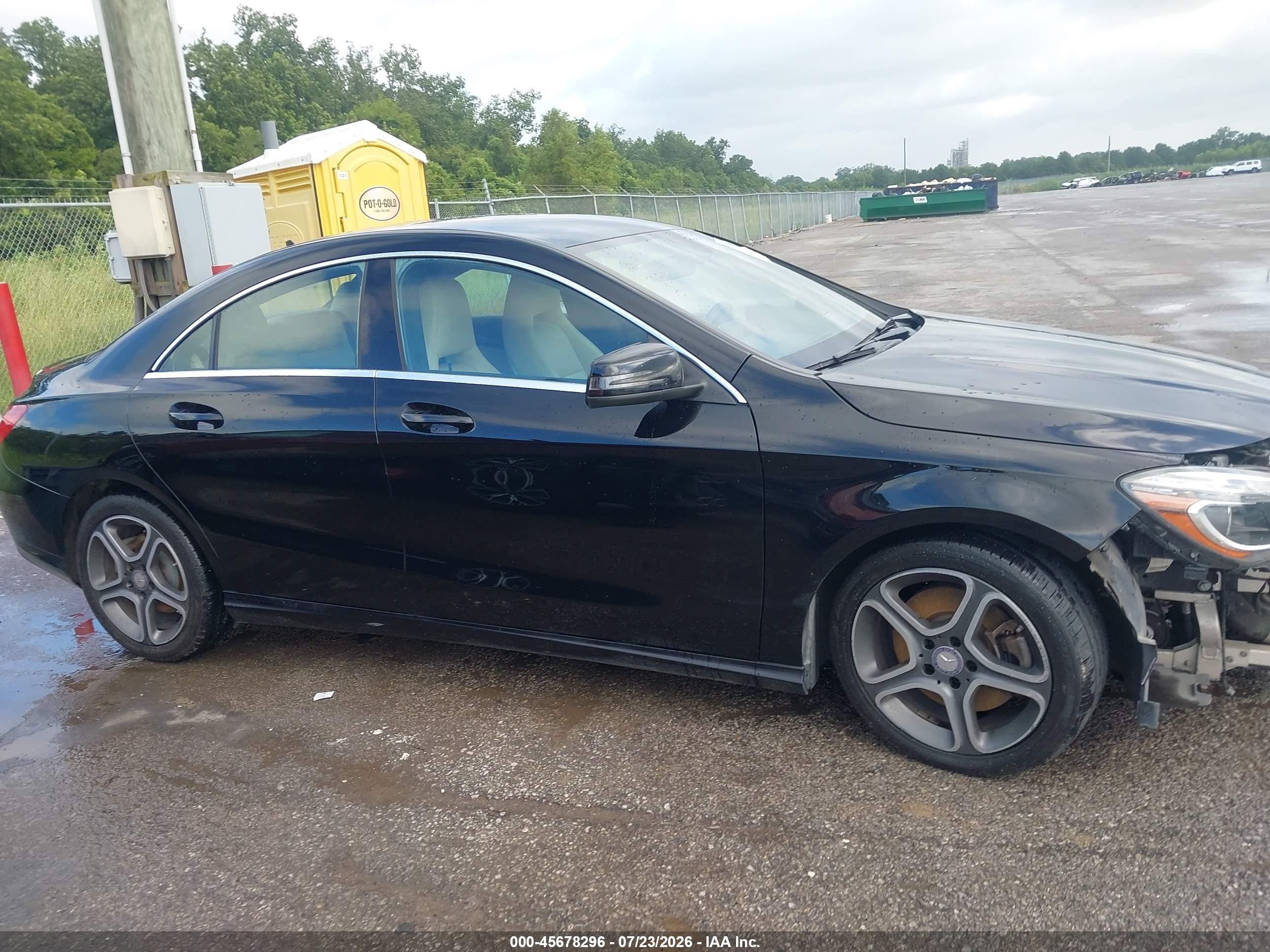 2014 Mercedes-benz Cla 250 Черный vin: WDDSJ4EB9EN103716