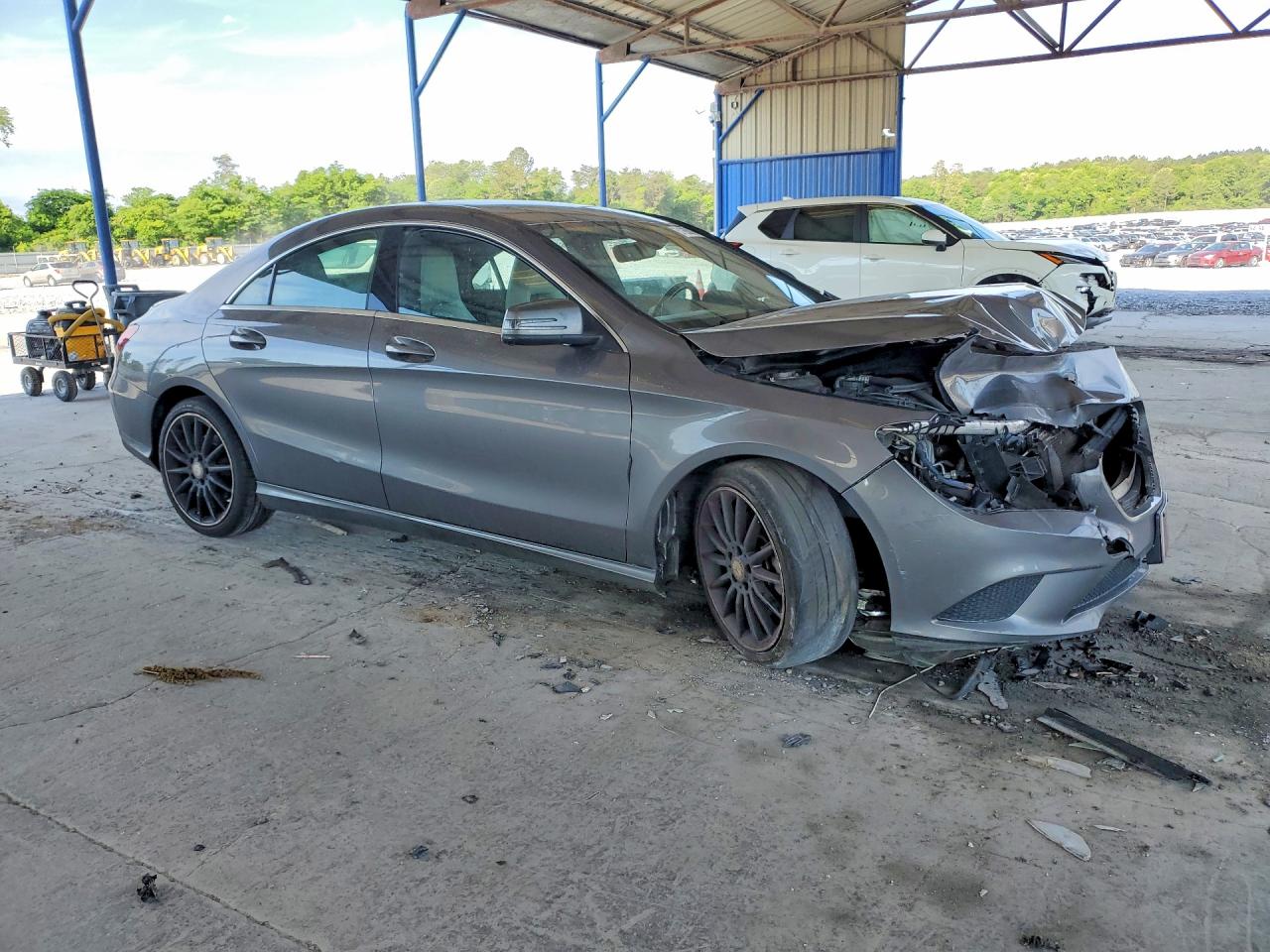 2014 Mercedes-benz Cla 250 Gray vin: WDDSJ4EB9EN144752