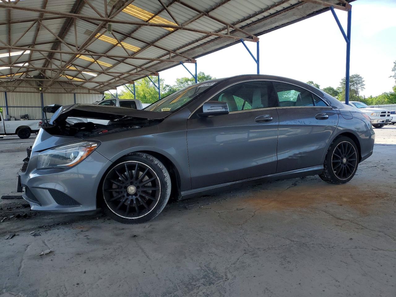 2014 Mercedes-benz Cla 250 Gray vin: WDDSJ4EB9EN144752