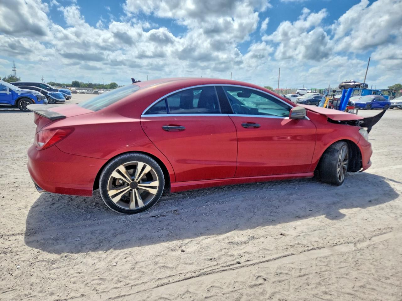 2014 Mercedes-benz Cla 250 Red vin: WDDSJ4EB9EN156996