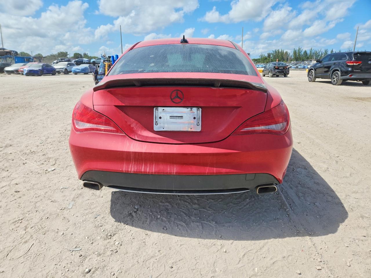 2014 Mercedes-benz Cla 250 Red vin: WDDSJ4EB9EN156996