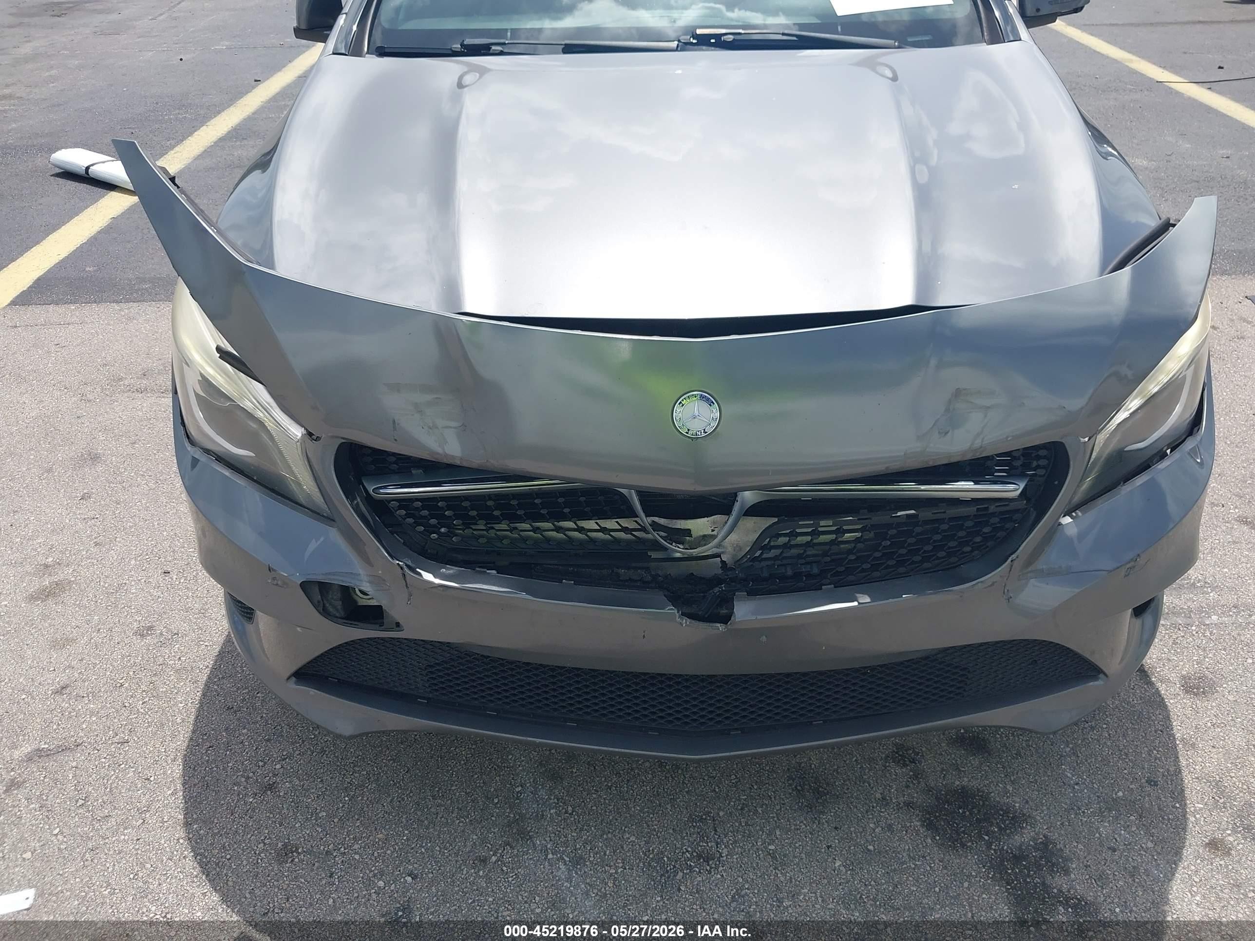 2014 Mercedes-benz Cla 250   Gray vin: WDDSJ4EB9EN157825