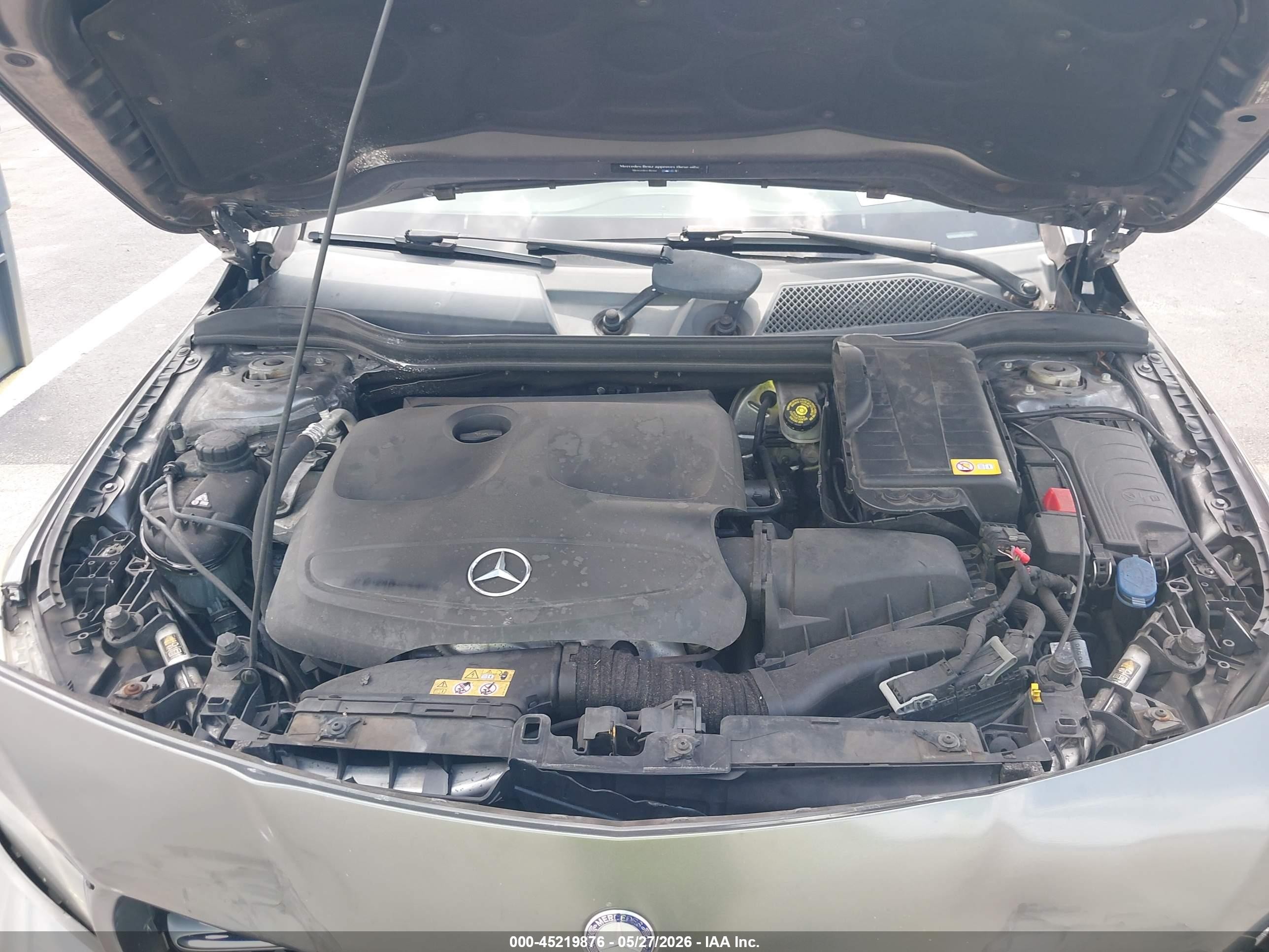 2014 Mercedes-benz Cla 250   Gray vin: WDDSJ4EB9EN157825
