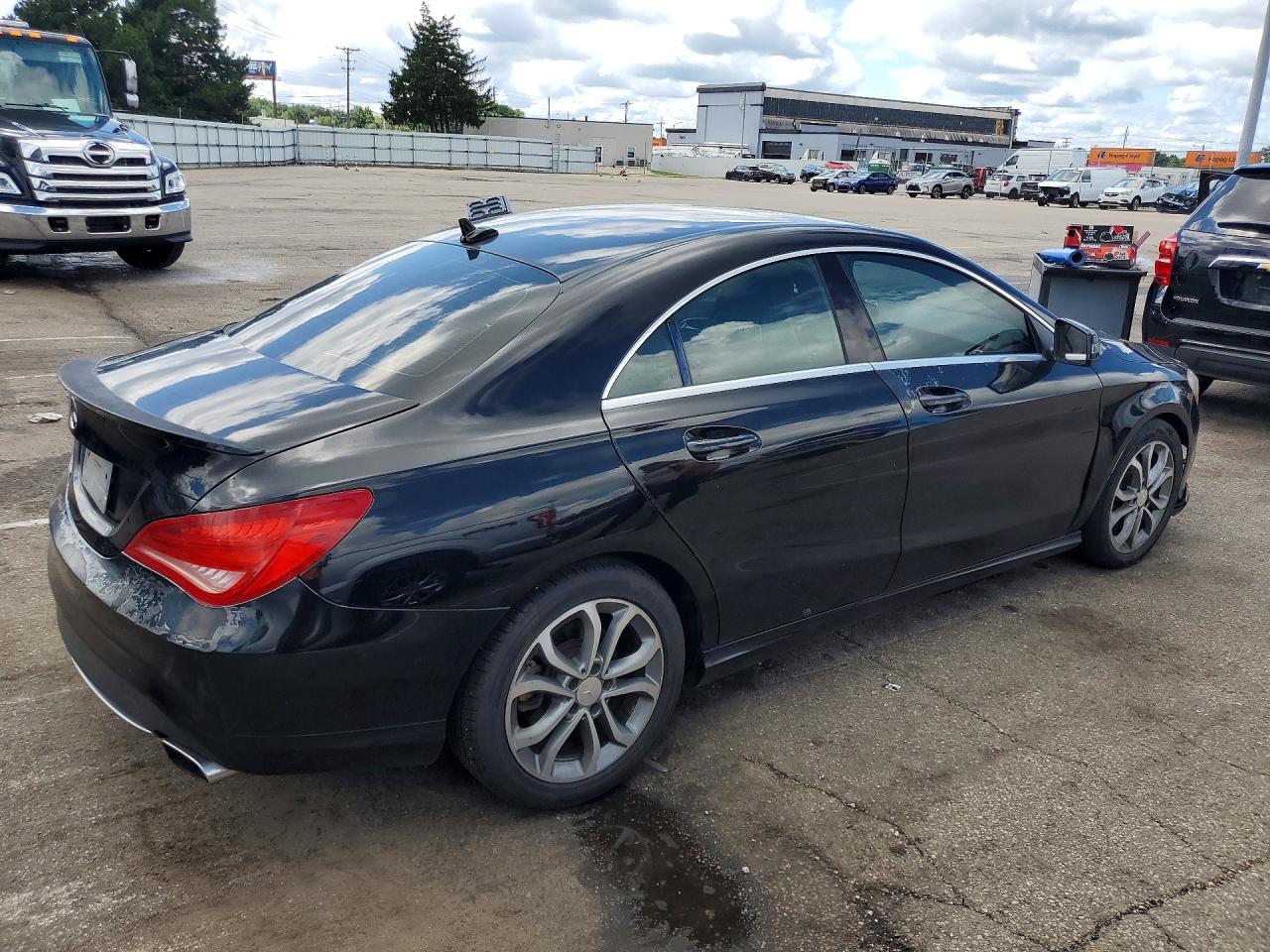 2015 Mercedes-benz Cla 250 Черный vin: WDDSJ4EB9FN164033