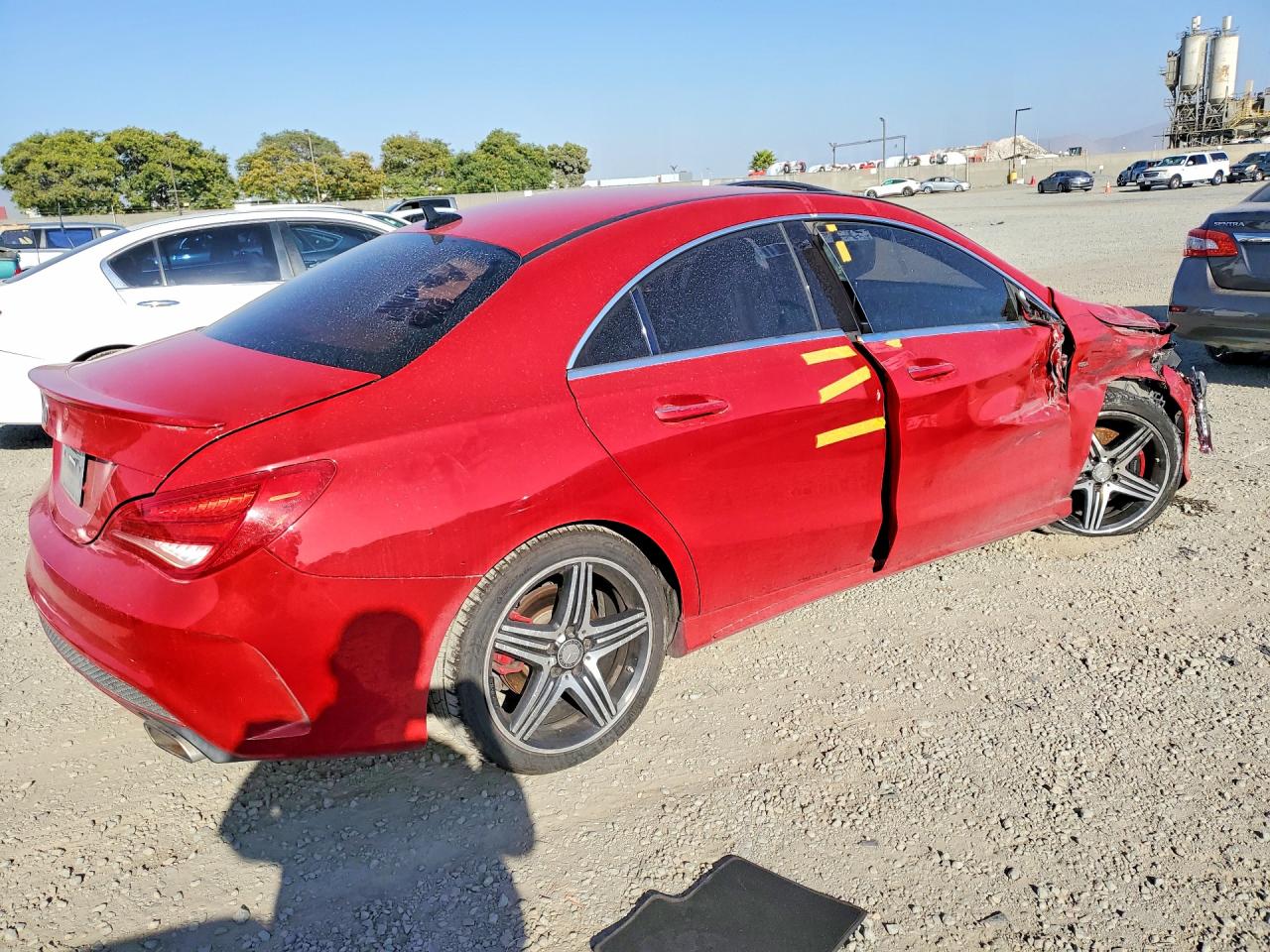 2015 Mercedes-benz Cla 250 Red vin: WDDSJ4EB9FN187411