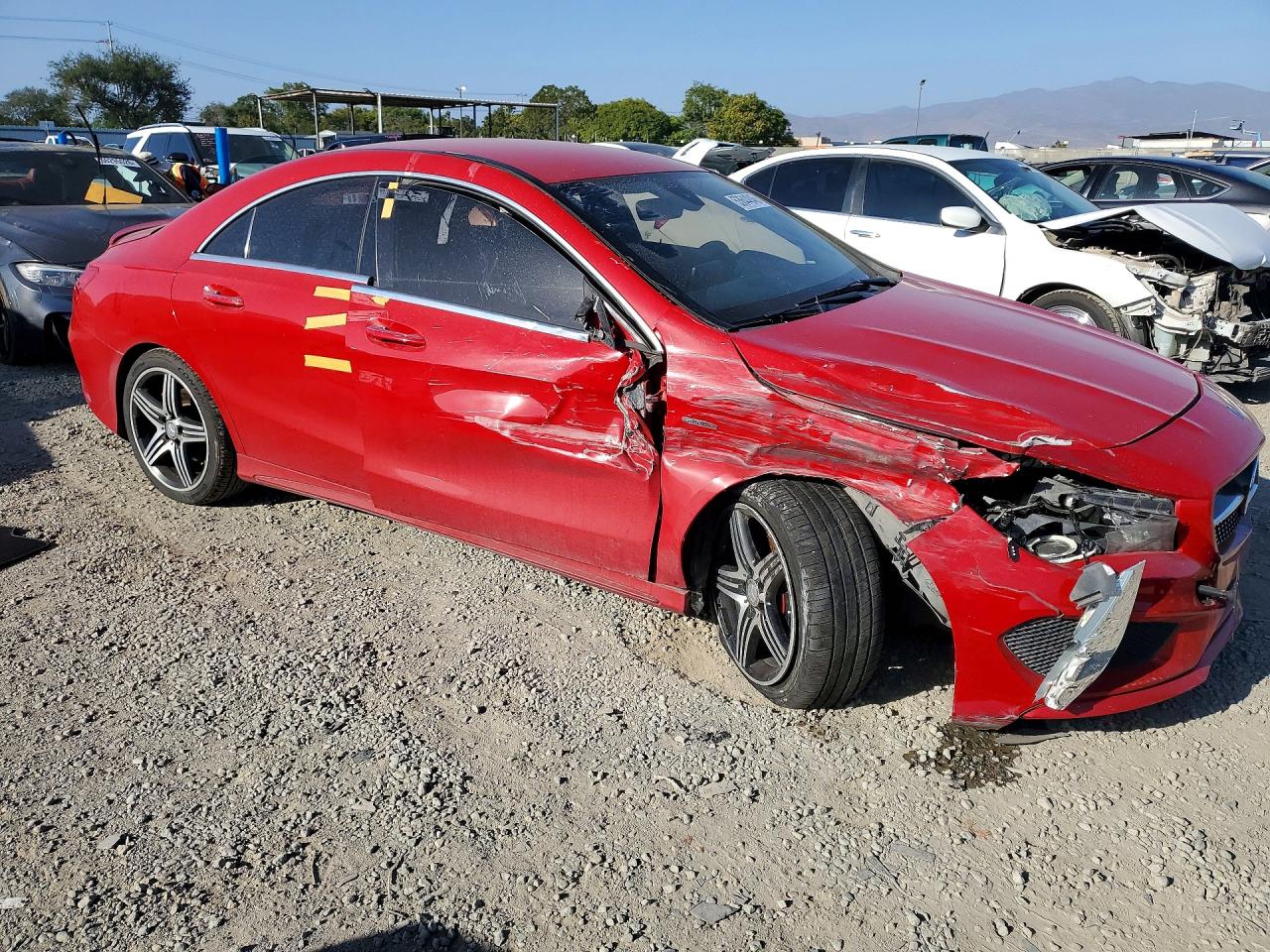 2015 Mercedes-benz Cla 250 Red vin: WDDSJ4EB9FN187411
