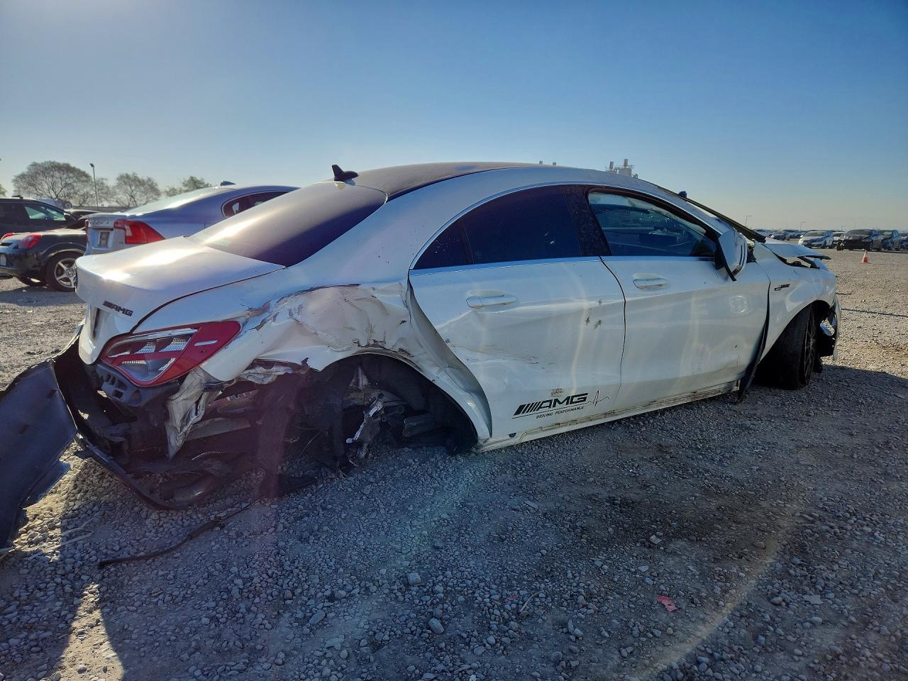 2015 Mercedes-benz Cla 250 White vin: WDDSJ4EB9FN187487