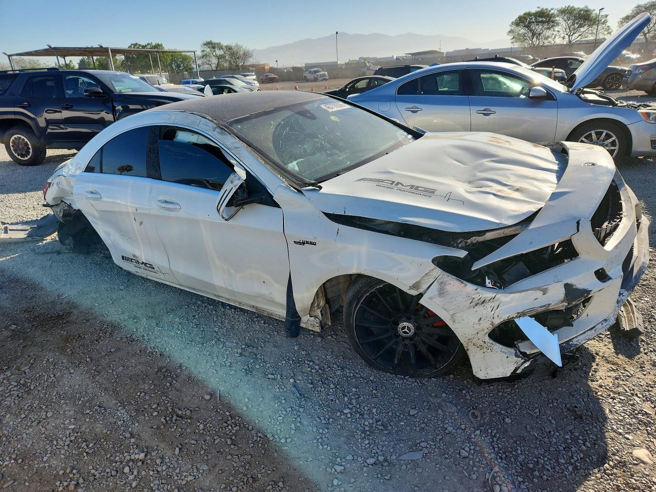 2015 Mercedes-benz Cla 250 White vin: WDDSJ4EB9FN187487