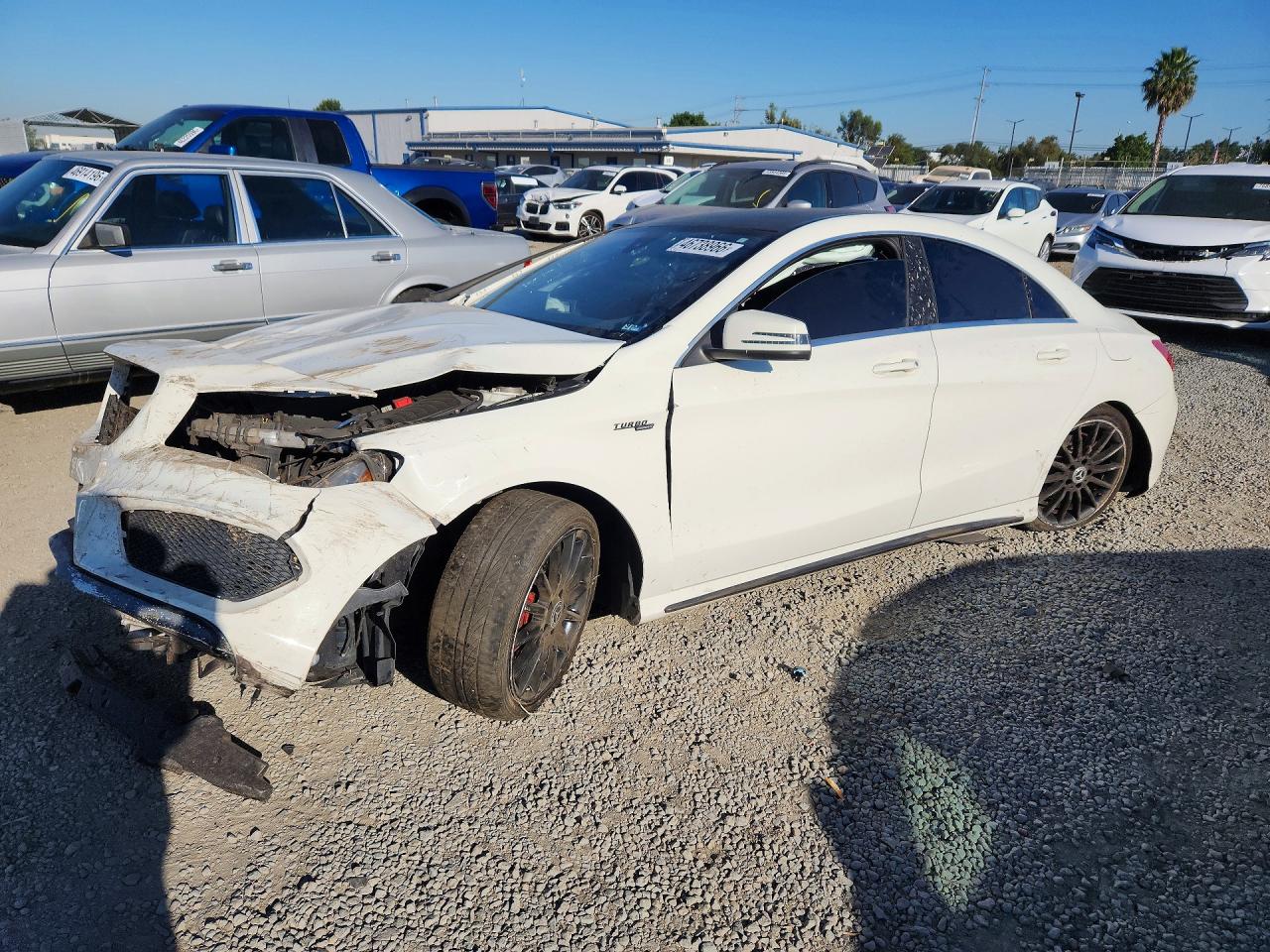 2015 Mercedes-benz Cla 250 White vin: WDDSJ4EB9FN187487