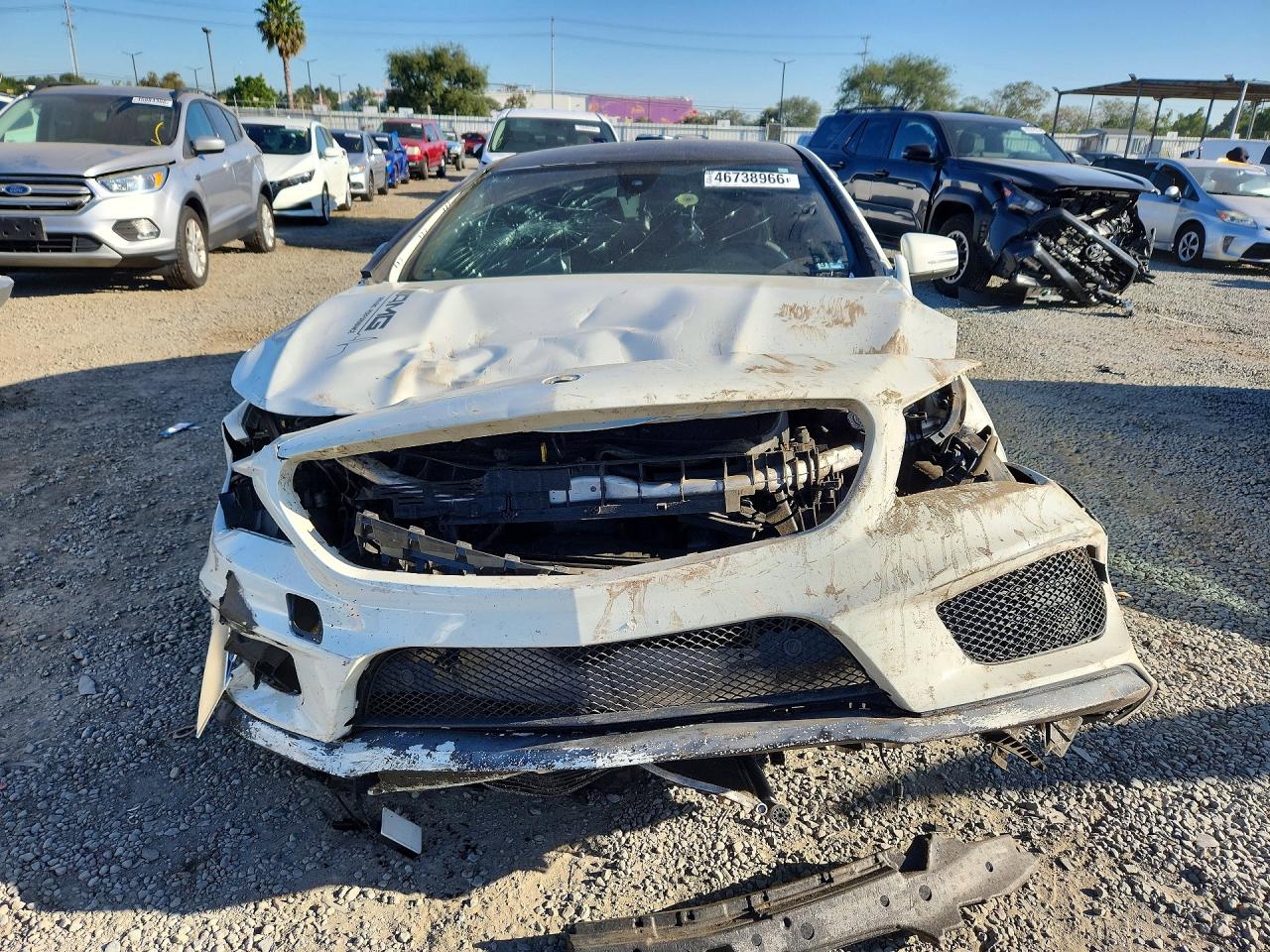 2015 Mercedes-benz Cla 250 White vin: WDDSJ4EB9FN187487