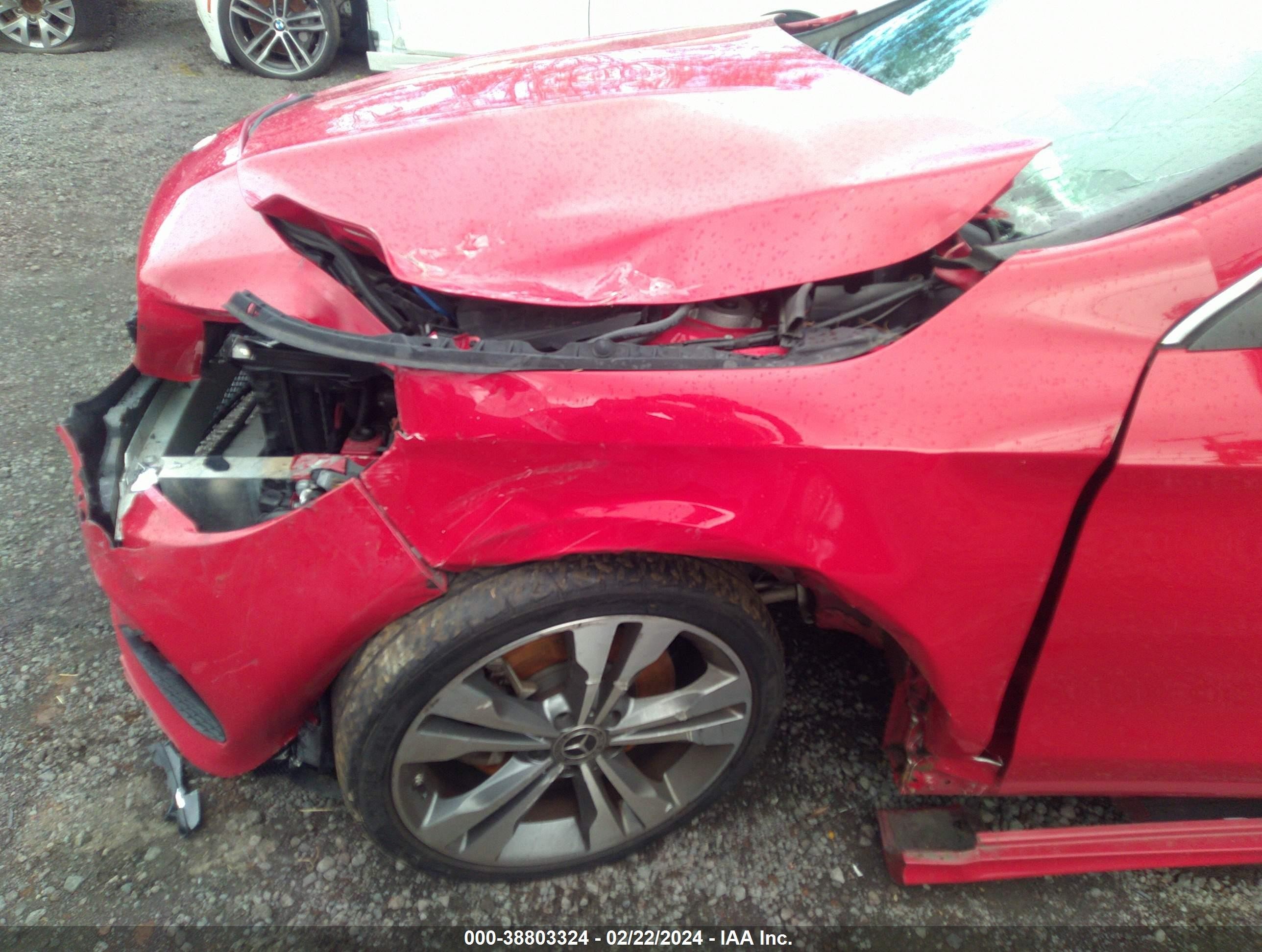 2019 Mercedes-benz Cla 250   Red vin: WDDSJ4EB9KN714079