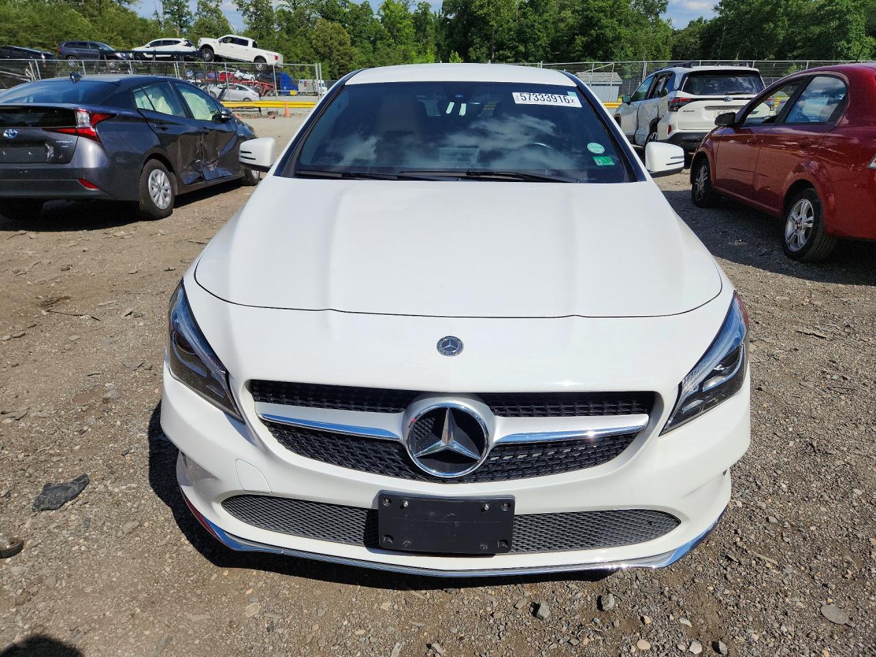 2019 Mercedes-benz Cla 250 White vin: WDDSJ4EB9KN762276