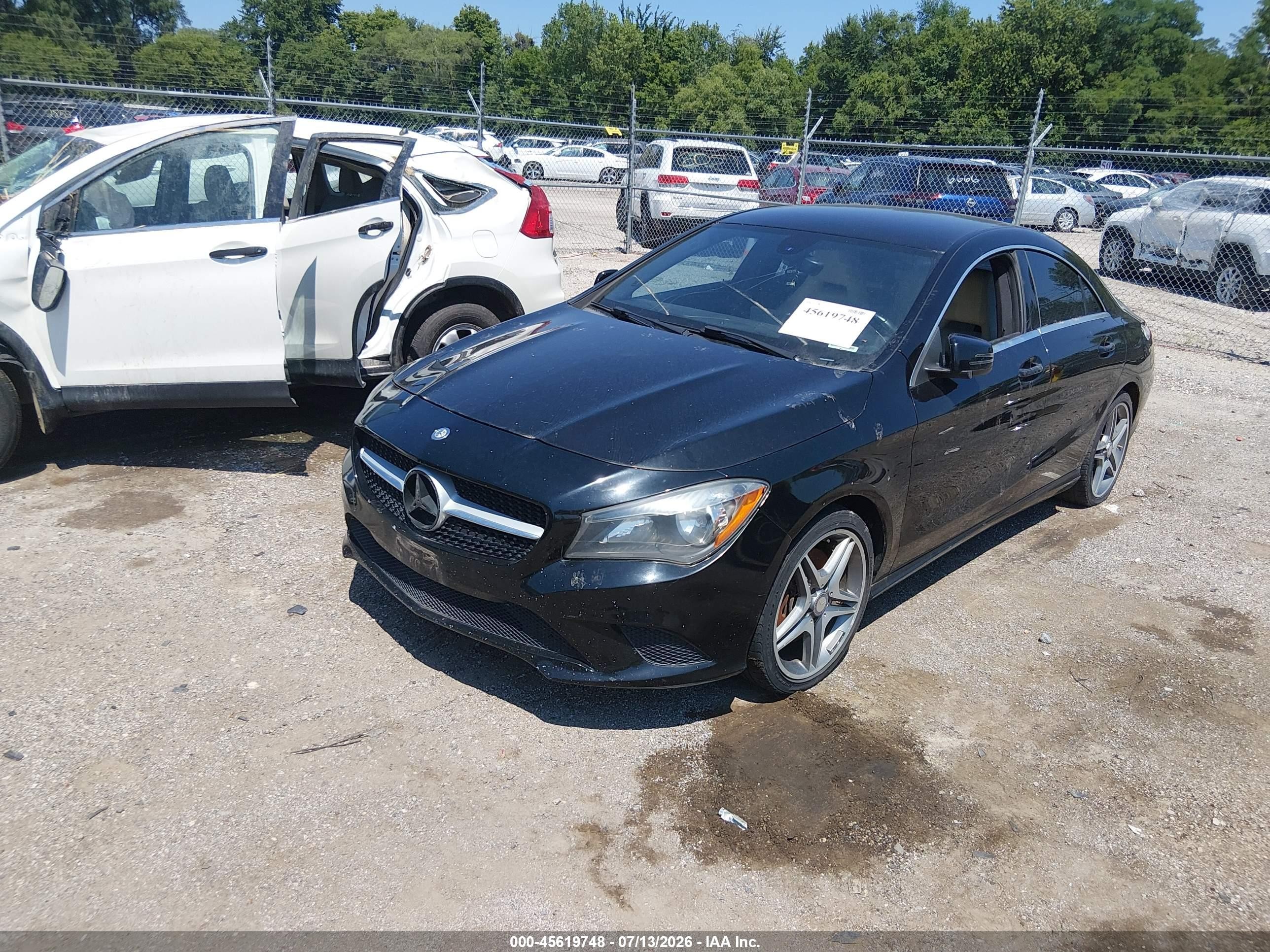 2014 Mercedes-benz Cla 250   Black vin: WDDSJ4EBXEN030680
