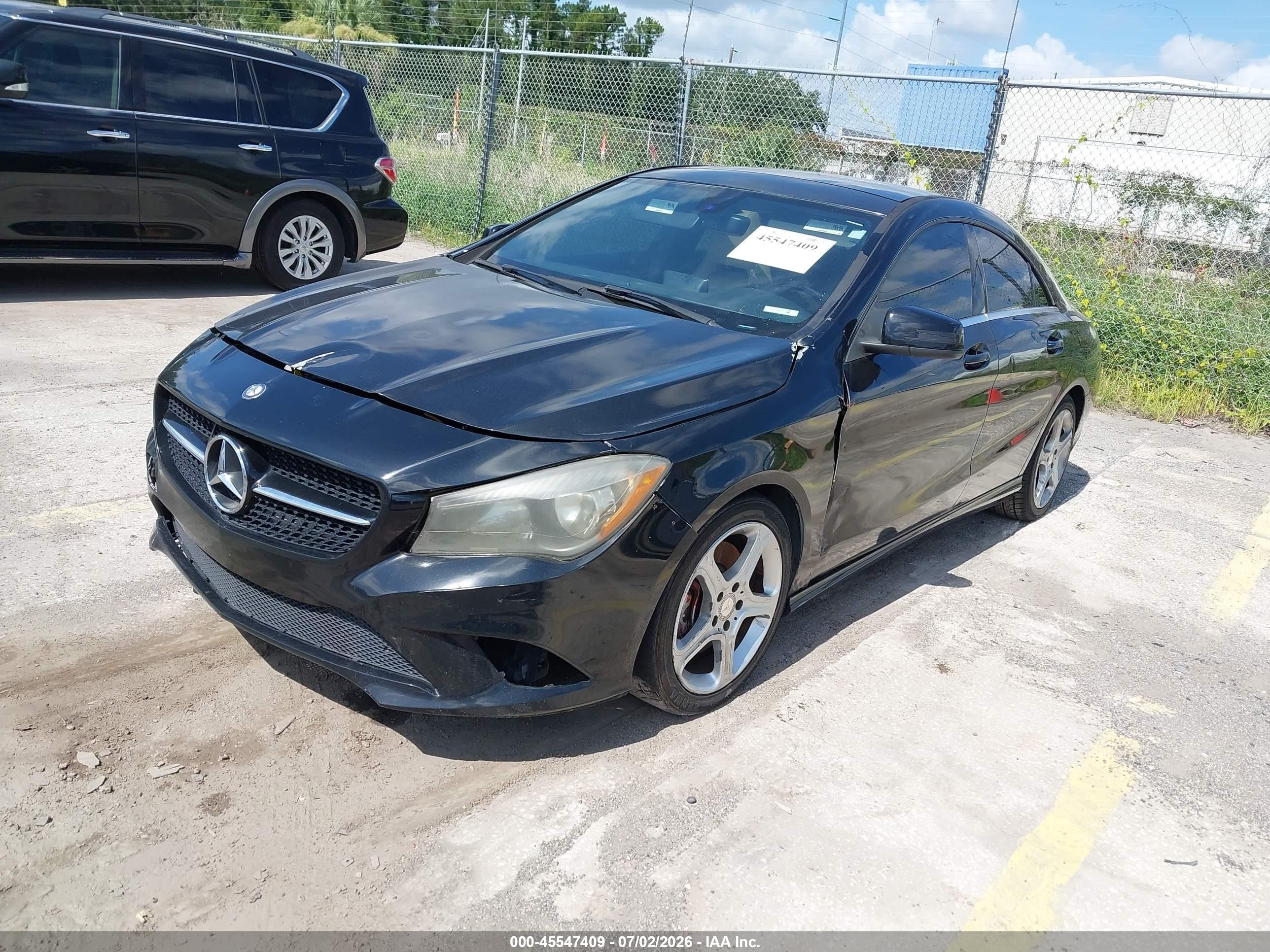 2014 Mercedes-benz Cla 250   Black vin: WDDSJ4EBXEN045311