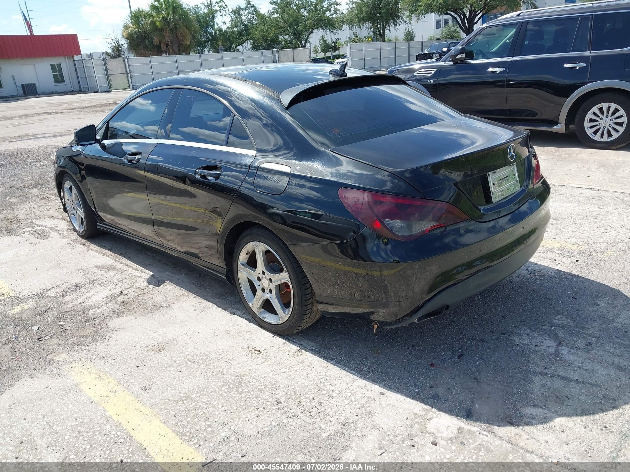 2014 Mercedes-benz Cla 250   Black vin: WDDSJ4EBXEN045311