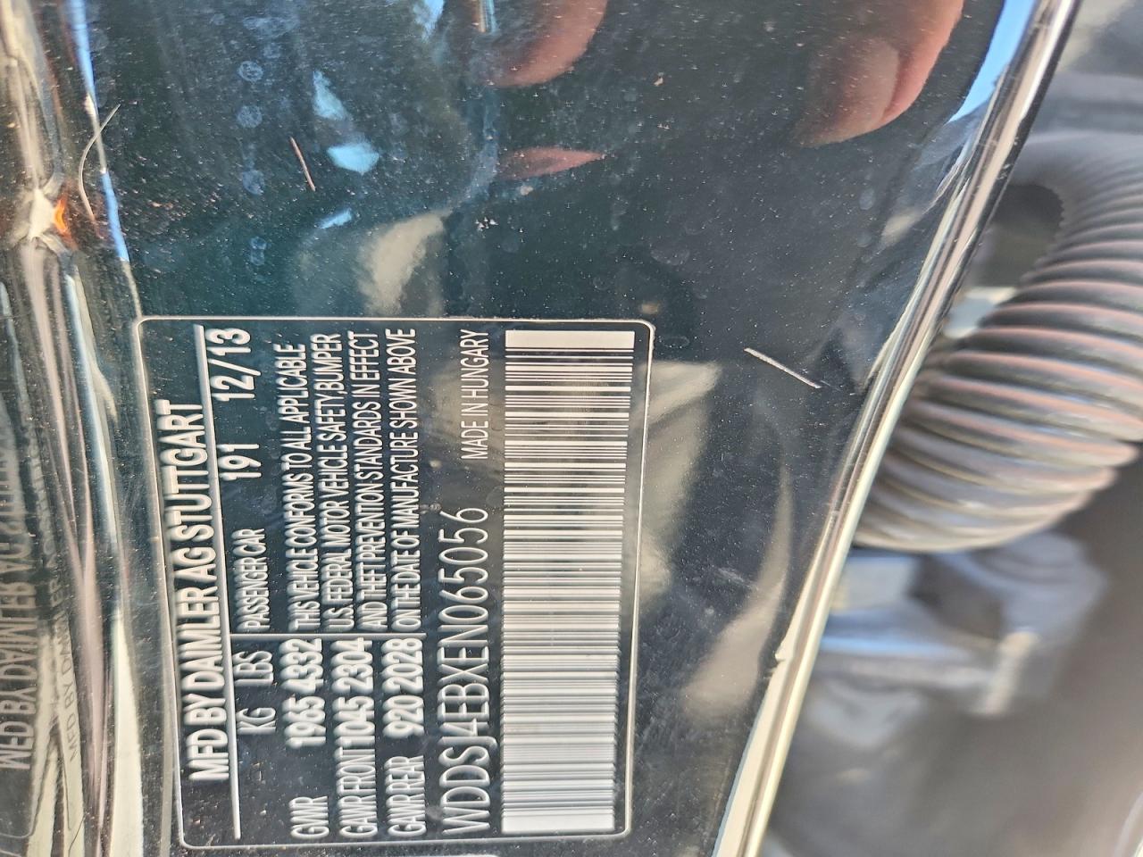 2014 Mercedes-benz Cla 250 Black vin: WDDSJ4EBXEN065056