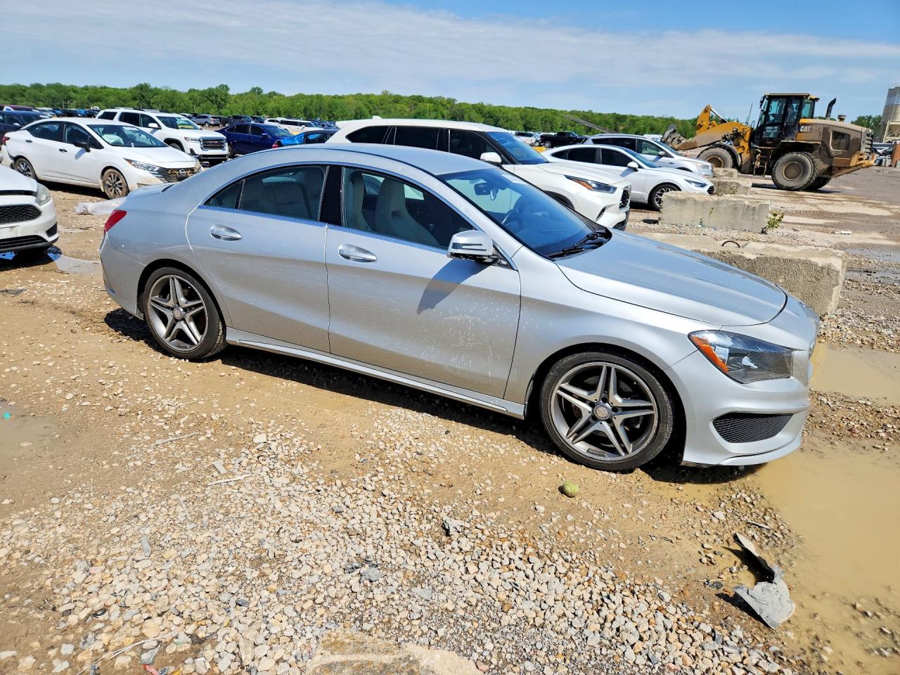 2014 Mercedes-benz Cla 250 Silver vin: WDDSJ4EBXEN066711