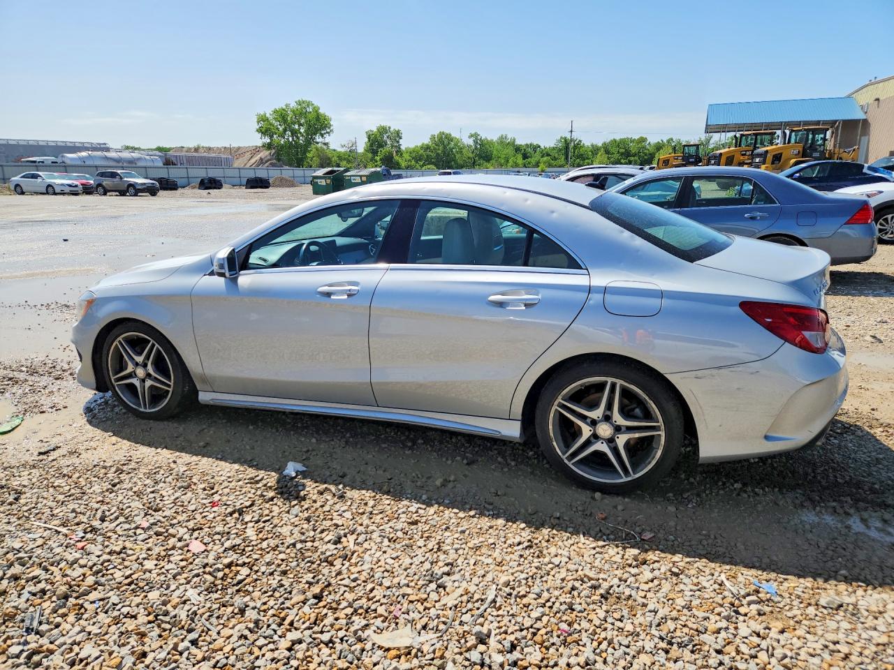 2014 Mercedes-benz Cla 250 Silver vin: WDDSJ4EBXEN066711