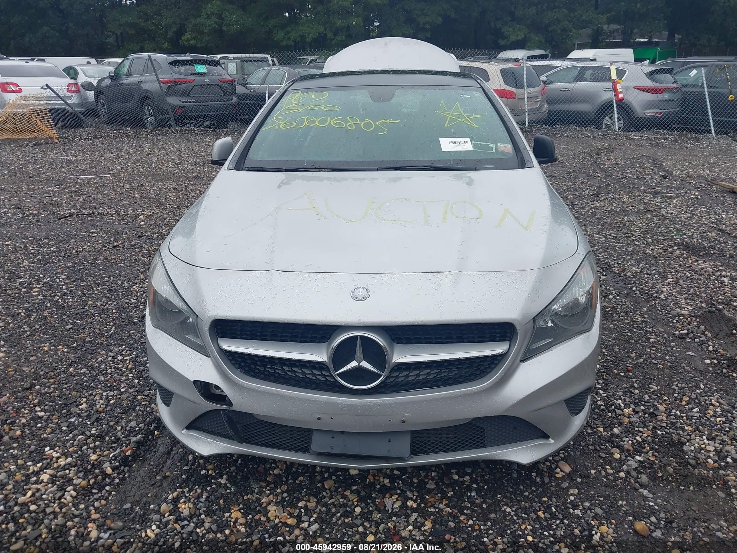 2014 Mercedes-benz Cla 250   Silver vin: WDDSJ4EBXEN128172