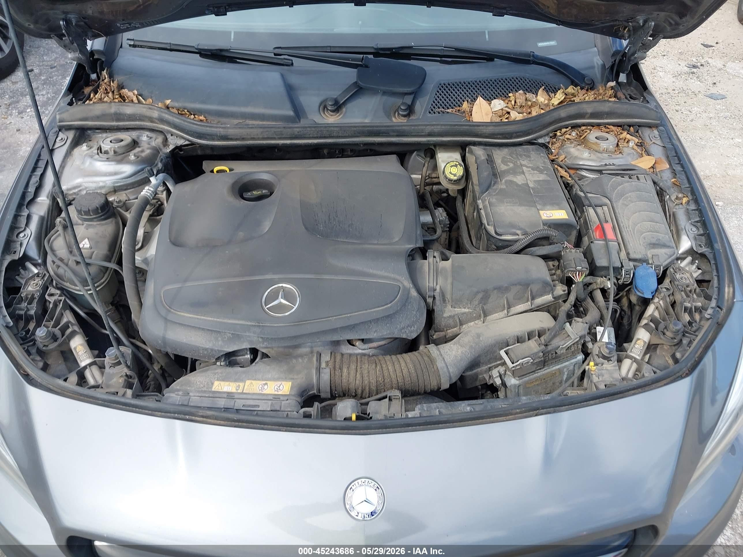 2015 Mercedes-benz Cla 250   Gray vin: WDDSJ4EBXFN170441