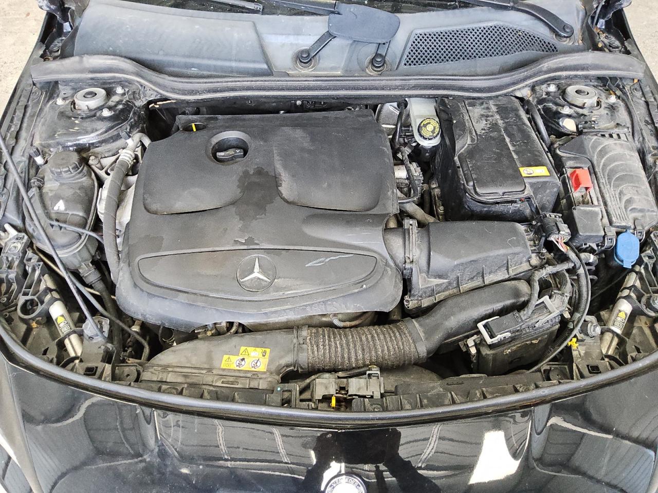 2015 Mercedes-benz Cla 250 Black vin: WDDSJ4EBXFN179124 Damage: Oil Pan, Hole(S), Replacement Required