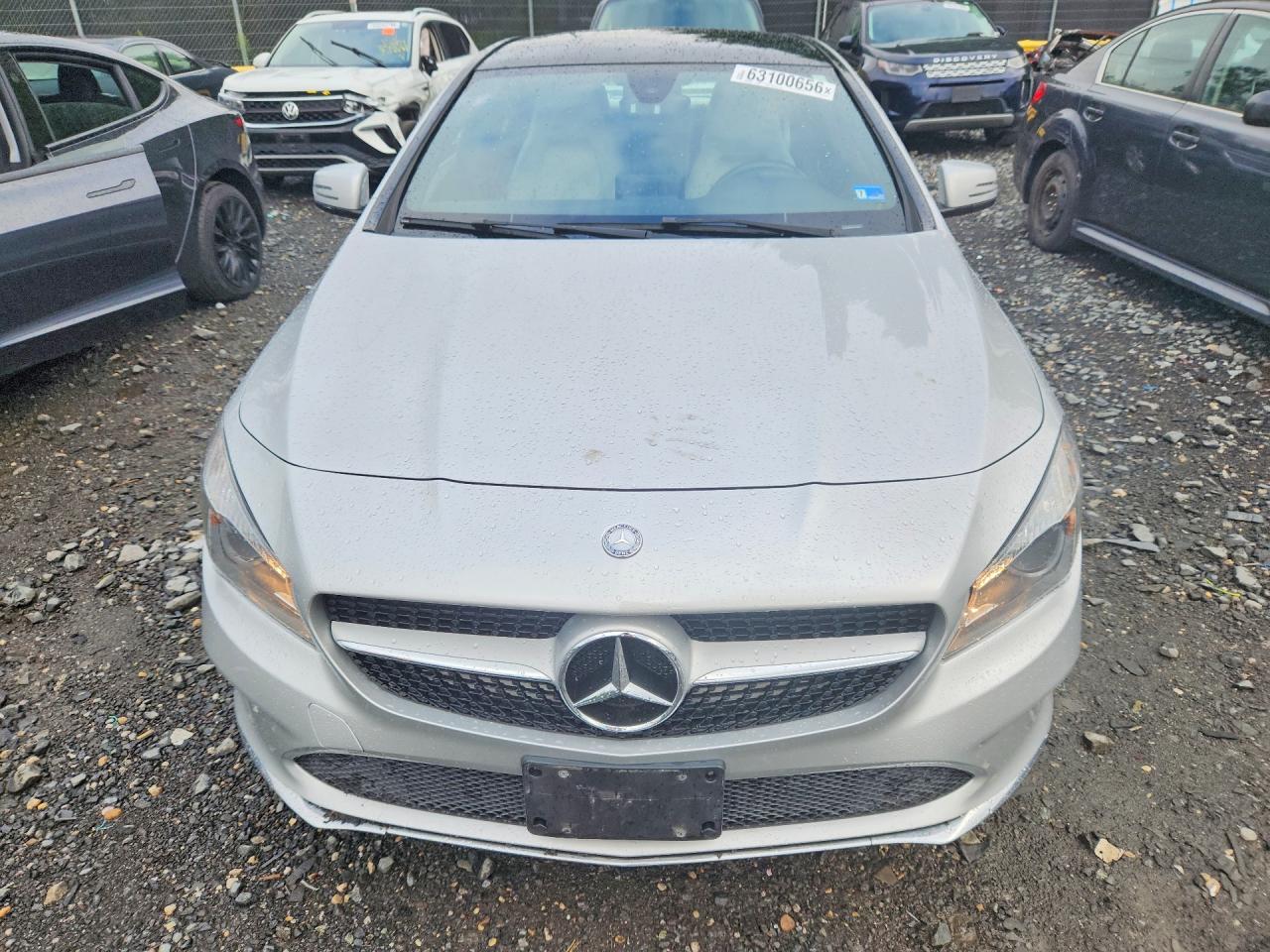 2017 Mercedes-benz Cla 250 Серебряный vin: WDDSJ4EBXHN419405