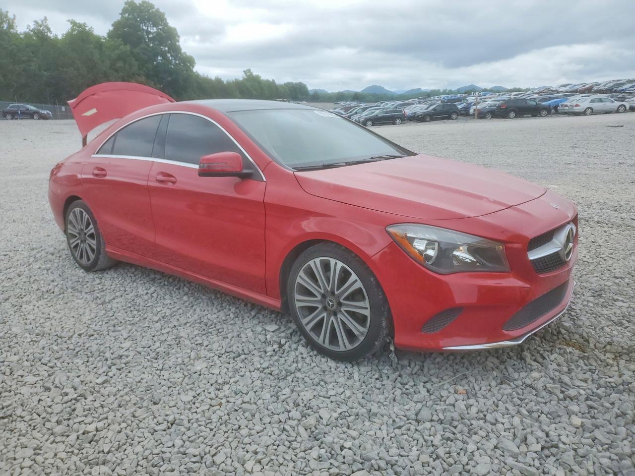 2018 Mercedes-benz Cla 250 Red vin: WDDSJ4EBXJN680720
