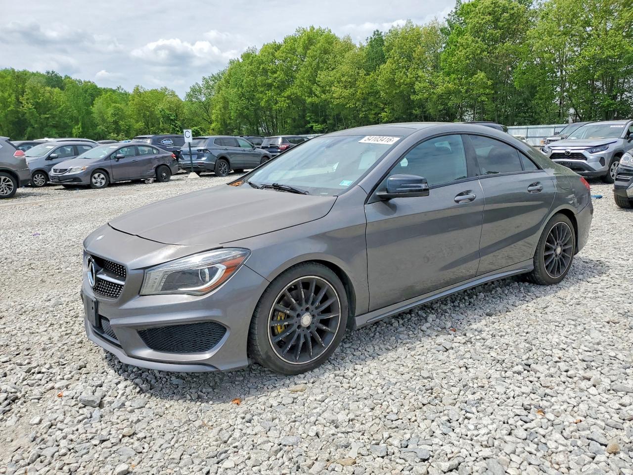 2014 Mercedes-benz Cla 250 4matic Gray vin: WDDSJ4GB0EN081621
