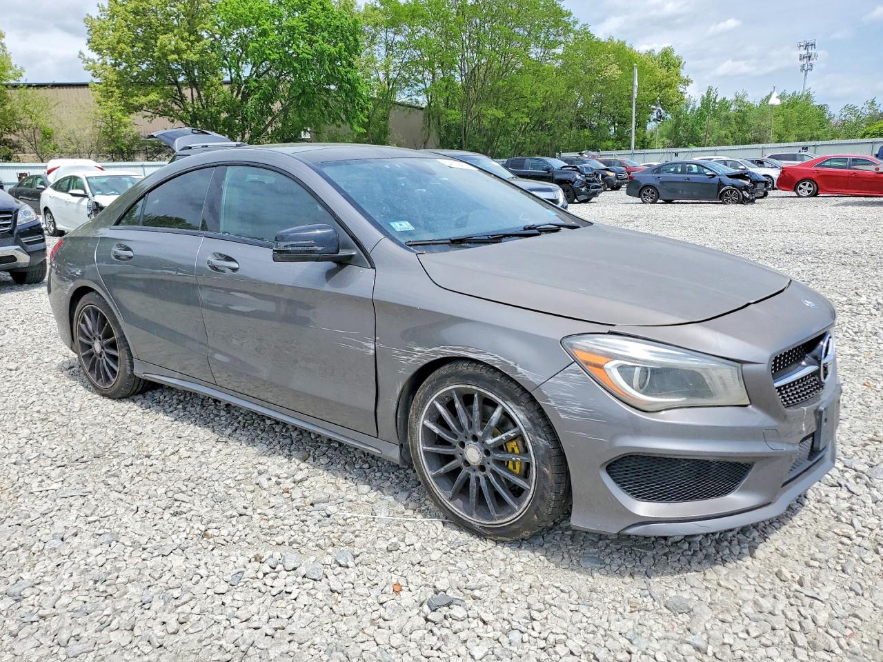 2014 Mercedes-benz Cla 250 4matic Gray vin: WDDSJ4GB0EN081621