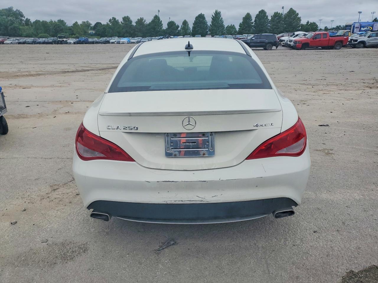 2014 Mercedes-benz Cla 250 4matic Белый vin: WDDSJ4GB0EN109563