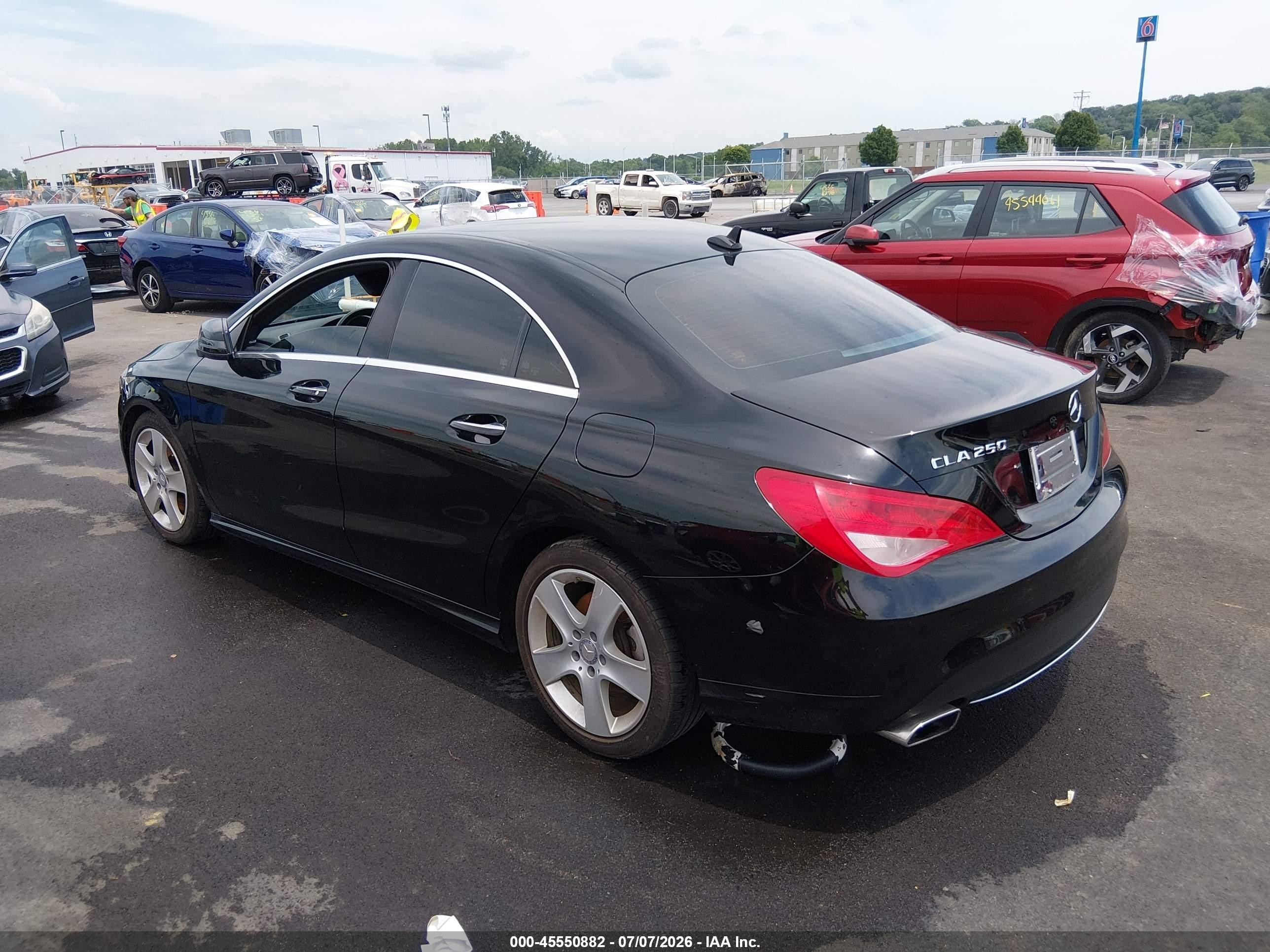 2015 Mercedes-benz Cla 250 4matic Black vin: WDDSJ4GB0FN190940