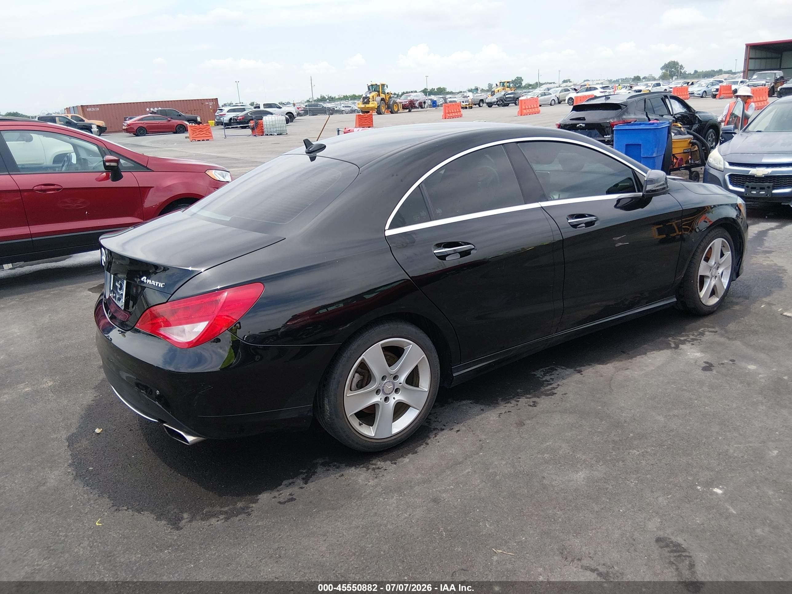 2015 Mercedes-benz Cla 250 4matic Black vin: WDDSJ4GB0FN190940