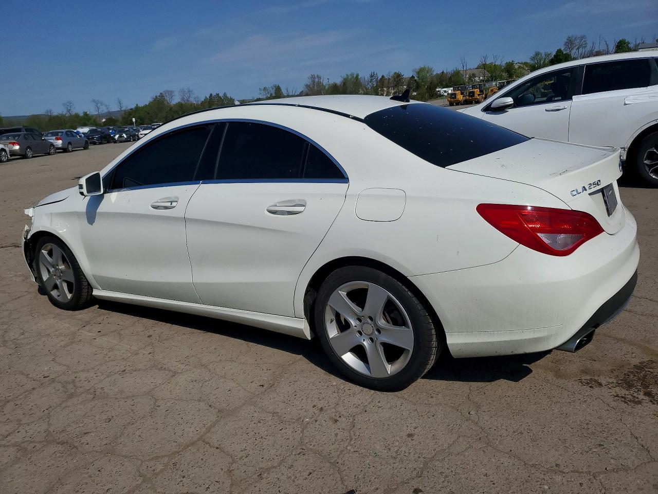2015 Mercedes-benz Cla 250 4matic White vin: WDDSJ4GB0FN274627