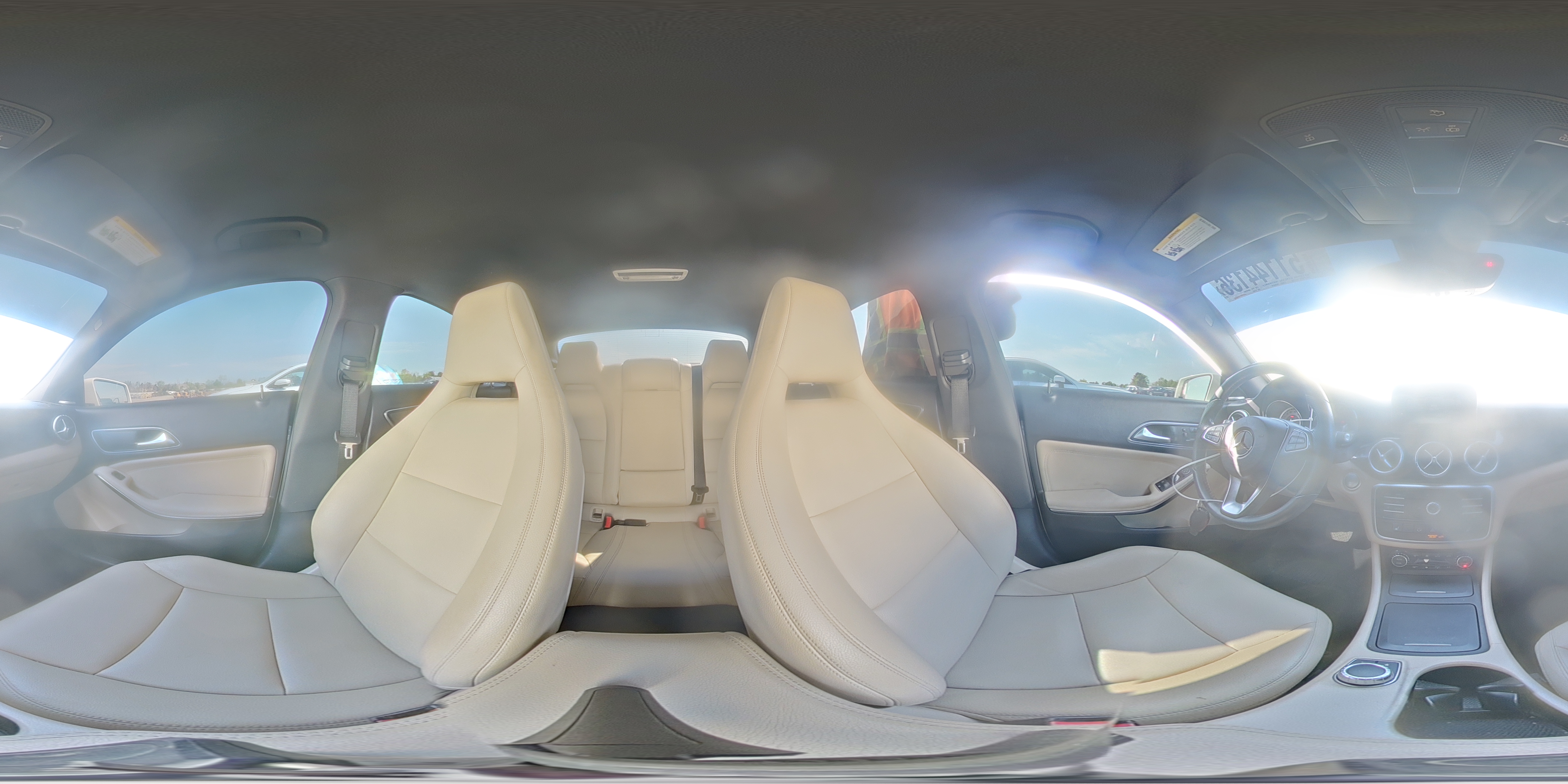2015 Mercedes-benz Cla 250 4matic White vin: WDDSJ4GB0FN274627
