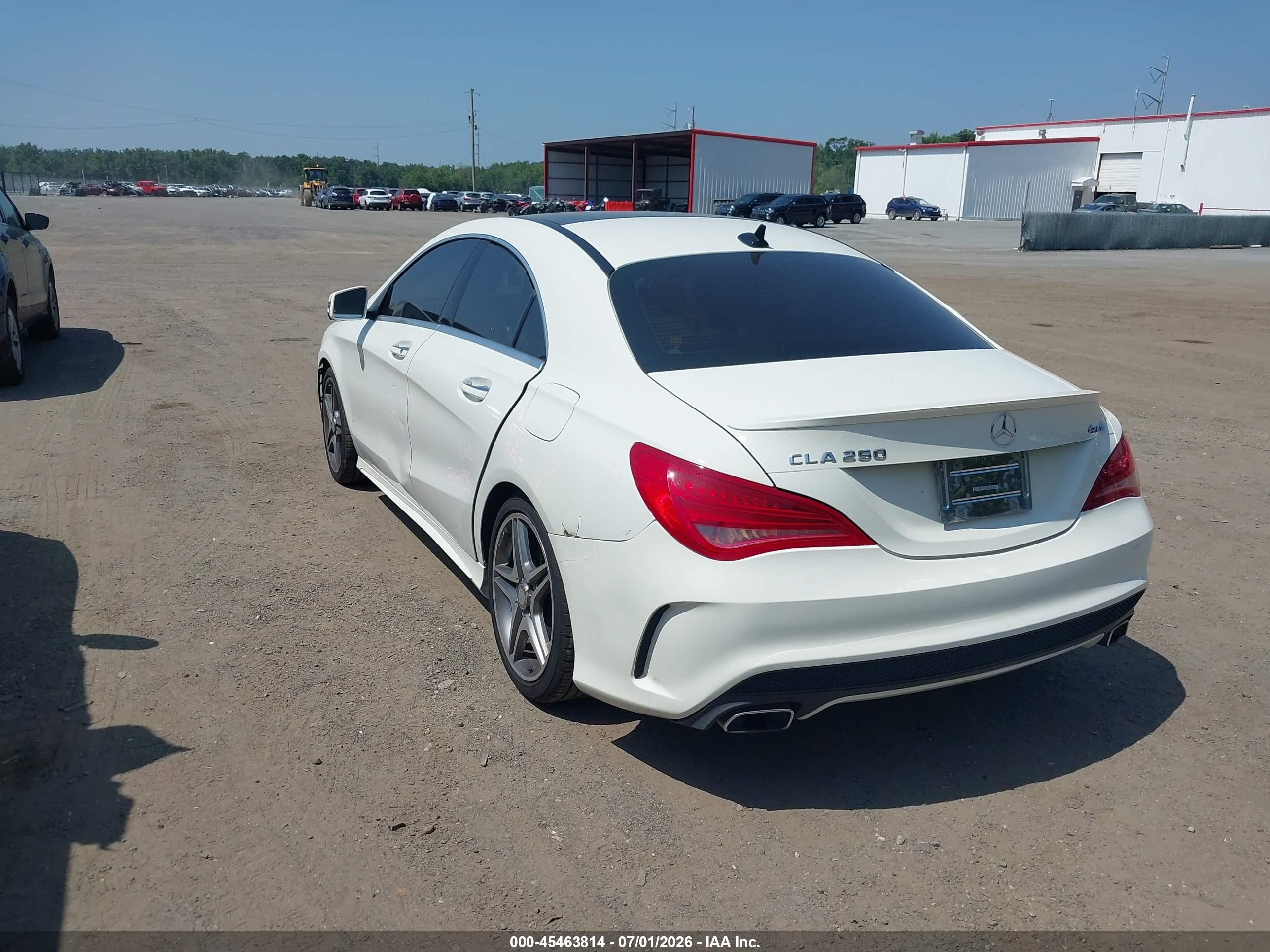 2015 Mercedes-benz Cla 250 4matic White vin: WDDSJ4GB0FN286406