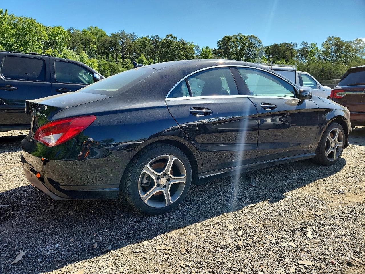 2017 Mercedes-benz Cla 250 4matic Black vin: WDDSJ4GB0HN427980