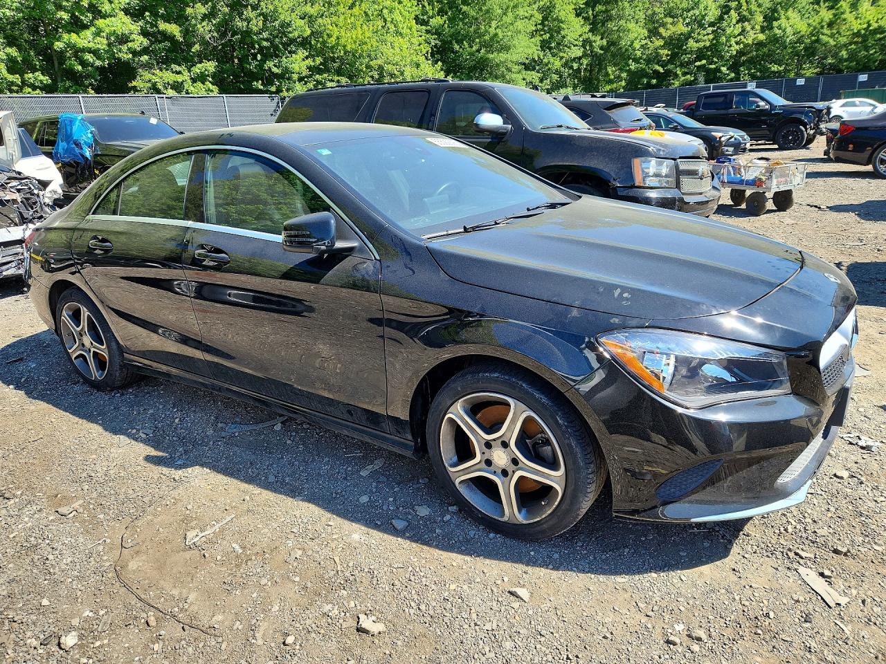 2017 Mercedes-benz Cla 250 4matic Black vin: WDDSJ4GB0HN427980